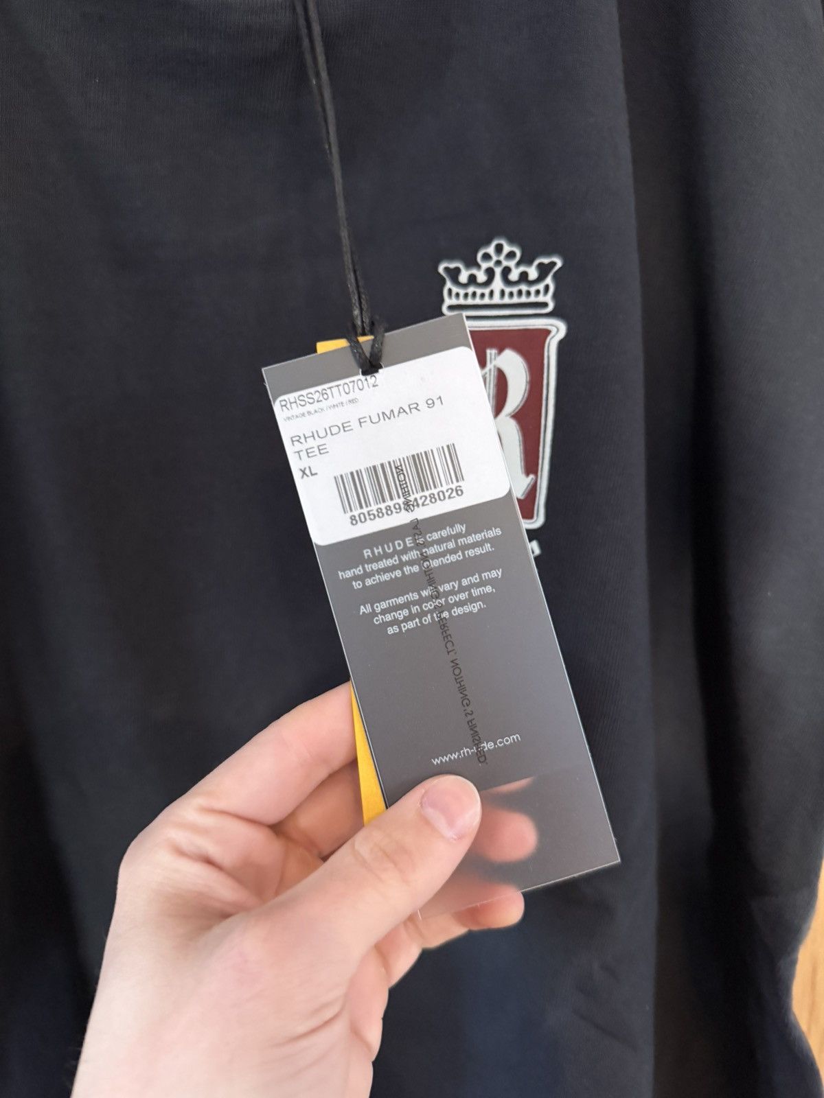 Rhude Rhude Fumar 91 tshirt ss26 Size US XL / EU 56 / 4 - 4 Thumbnail