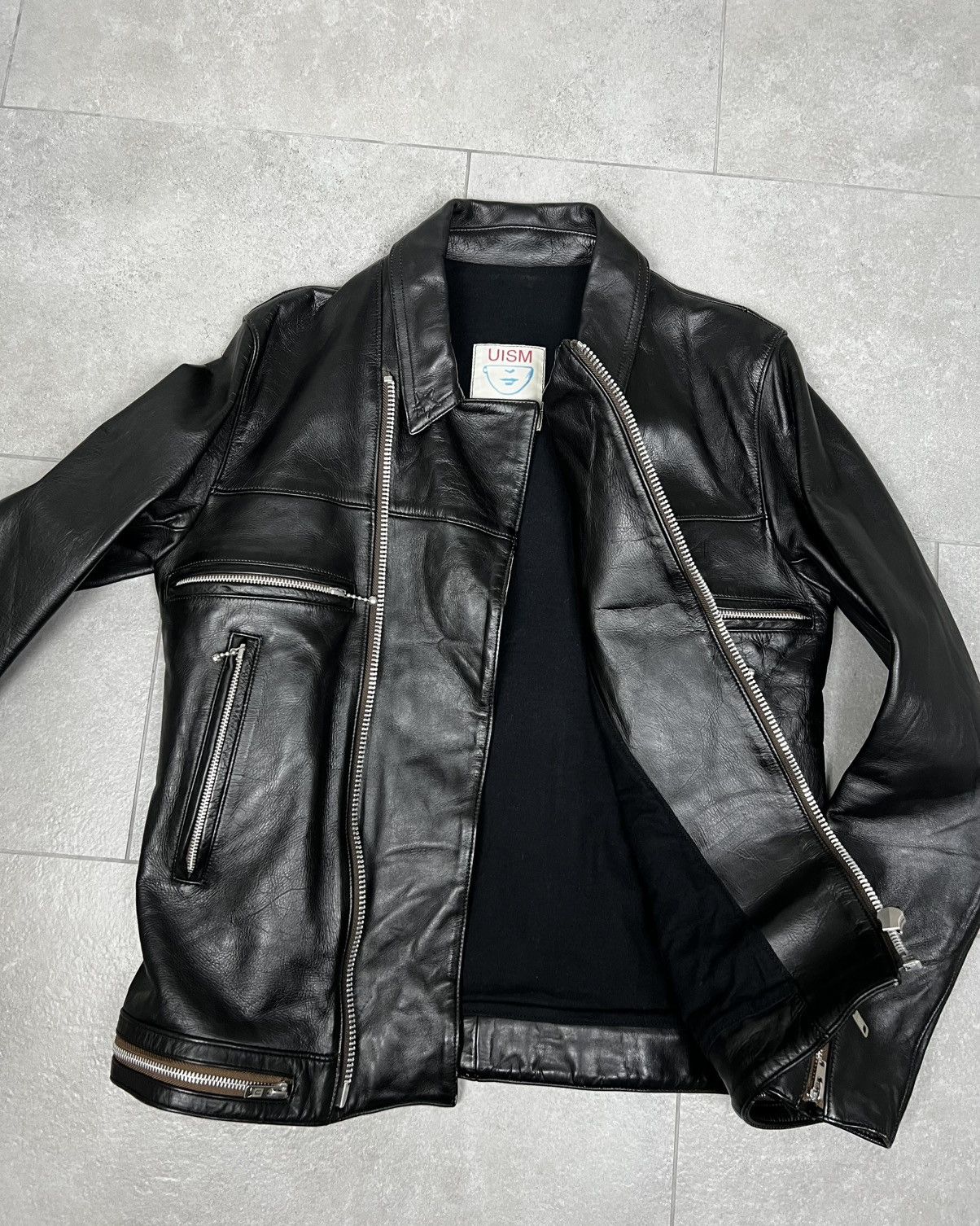 Undercover Undercover FW17 Stay Weird Black Leather Jacket Size US S / EU 44-46 / 1 - 7 Thumbnail