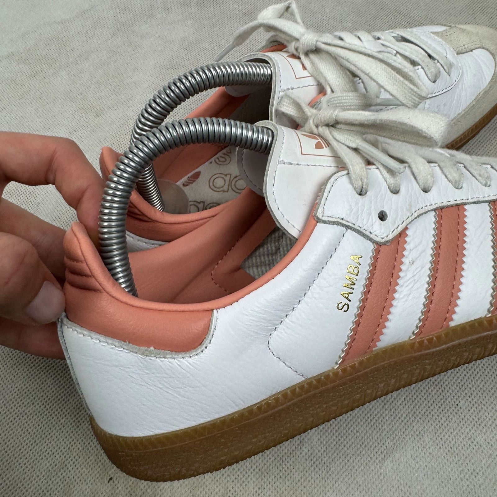 Adidas Adidas Samba IG5932 Women's White Beige Sneakers Shoes 7 Size US 7 / IT 37 - 7 Thumbnail