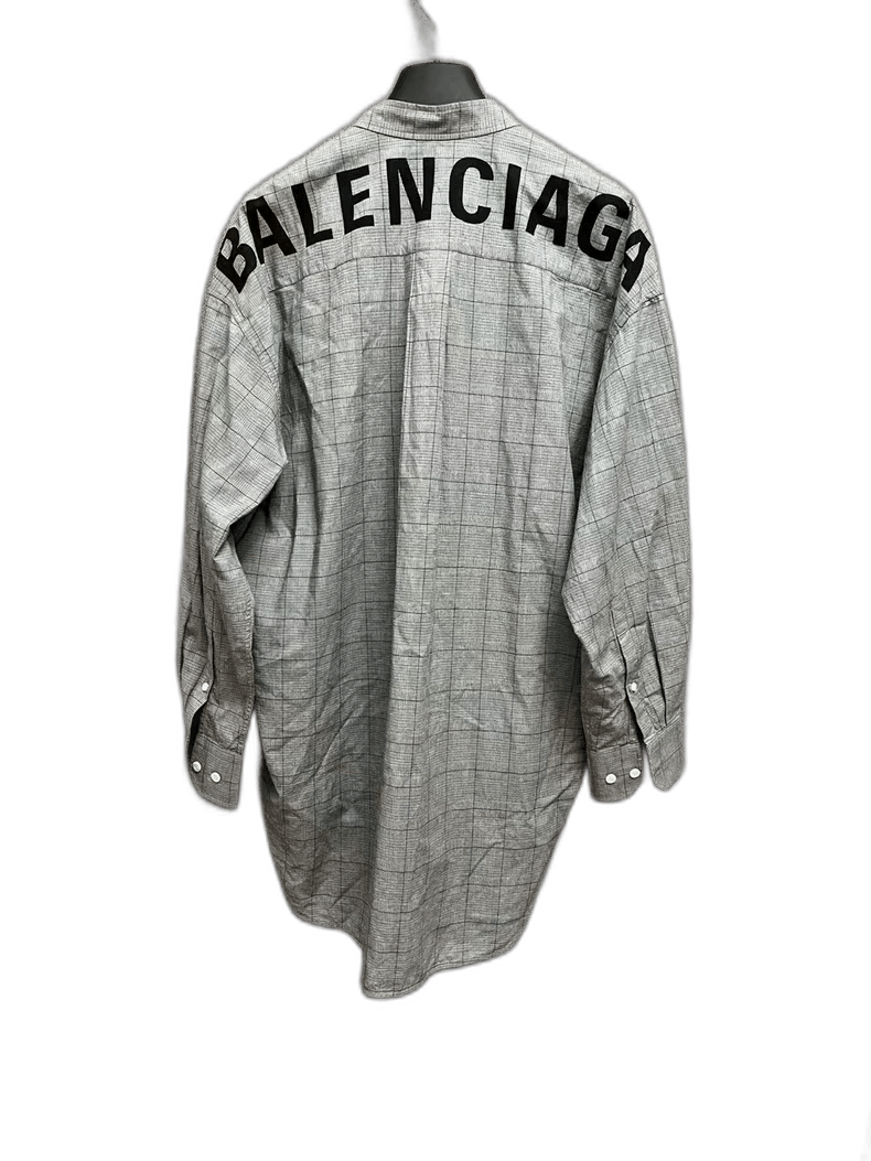 Balenciaga Balenciaga Black Letter Ribbon Shirt-2505 Size US XXS / EU 40 - 1 Thumbnail