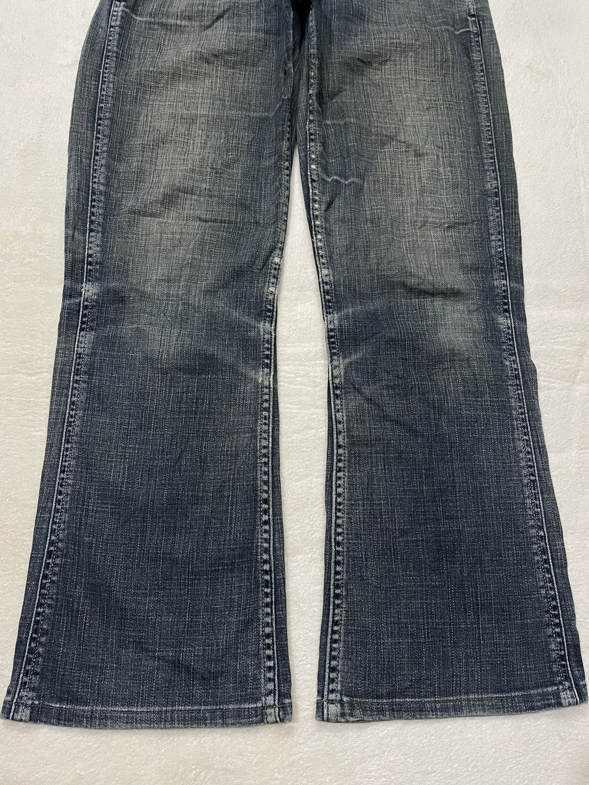 Japanese Brand Vintage Something Edwin Boot Cut Mudwash Denim Jeans Size US 30 / EU 46 - 3 Thumbnail