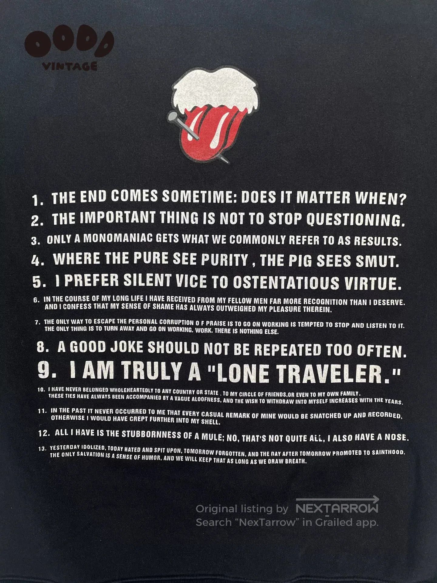 Number (N)ine Number (N)ine Rolling Stones Sweatshirt. Size US L / EU 52-54 / 3 - 5 Thumbnail