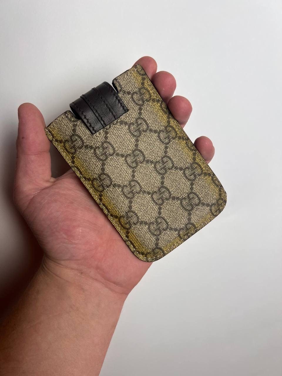 Vintage GUCCI GG Pattern Beige Case Size ONE SIZE - 3 Thumbnail