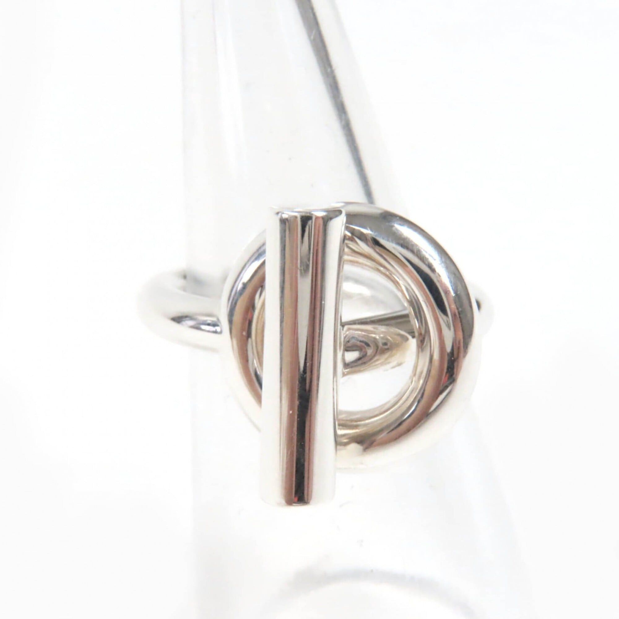 Hermes HERMES Echappé MM AG925 Ring (22BD167184), 2022 model, Silver, Size 51 (Japanese size equivalent), with box, Made in Italy, Weight: 9.9g, Women's. Size ONE SIZE - 1 Thumbnail