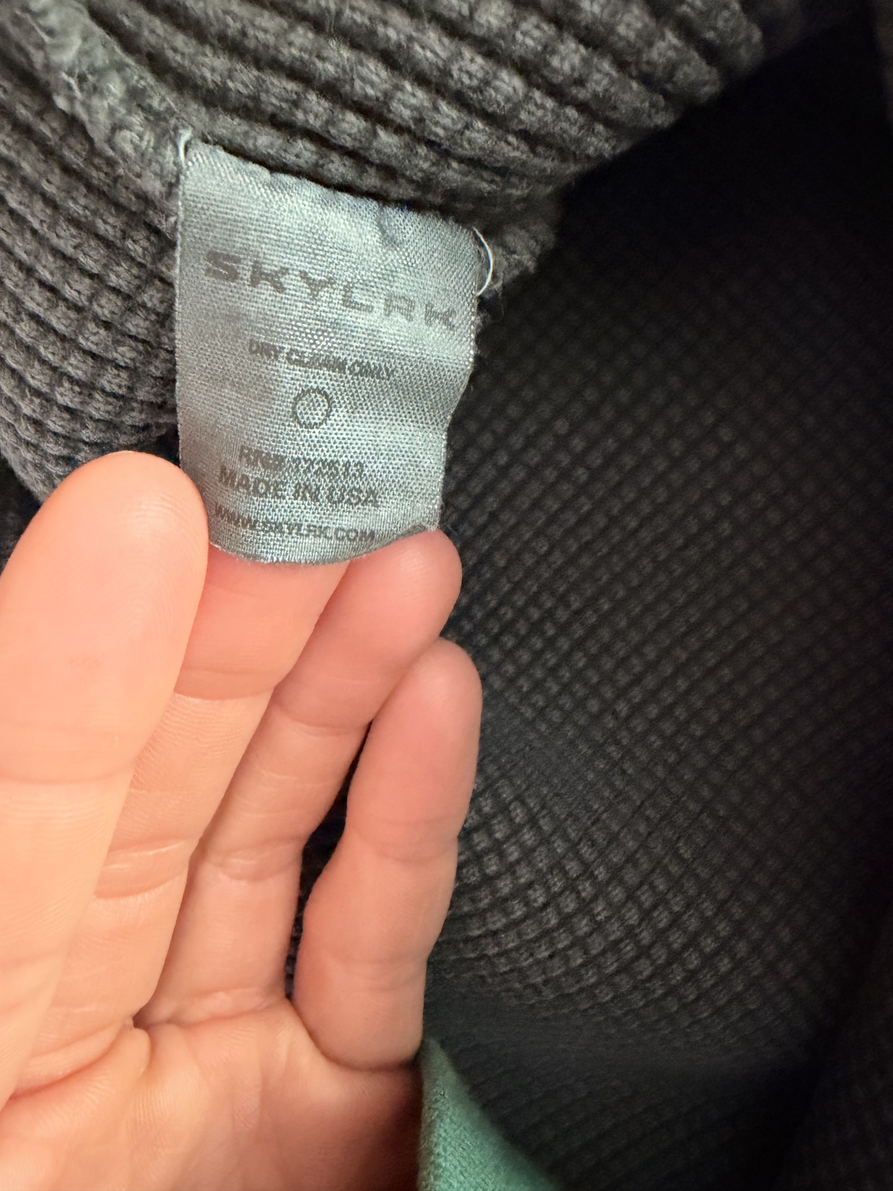 SKYLRK SKYLRK Waffle Mock Neck LS SMUDGE - xsmall Size US XS / EU 42 / 0 - 6 Thumbnail