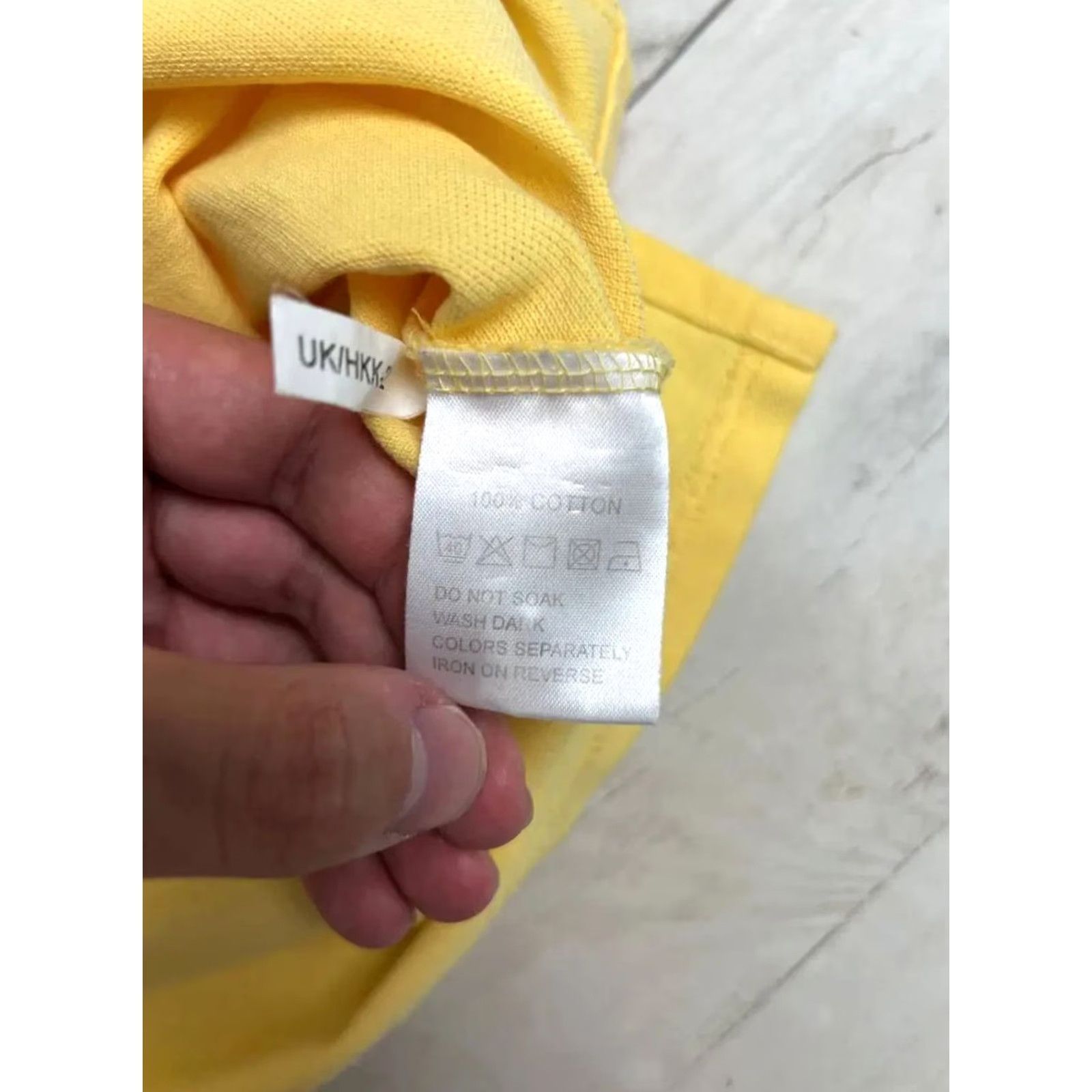 Yves Saint Laurent VINTAGE Saint Laurent Polo Shirt YSL Men 2XL Yellow Polo Mens 2XL Yellow Logo Cotton Short Sleeve Shirt Size US XXL / EU 58 / 5 - 7 Thumbnail