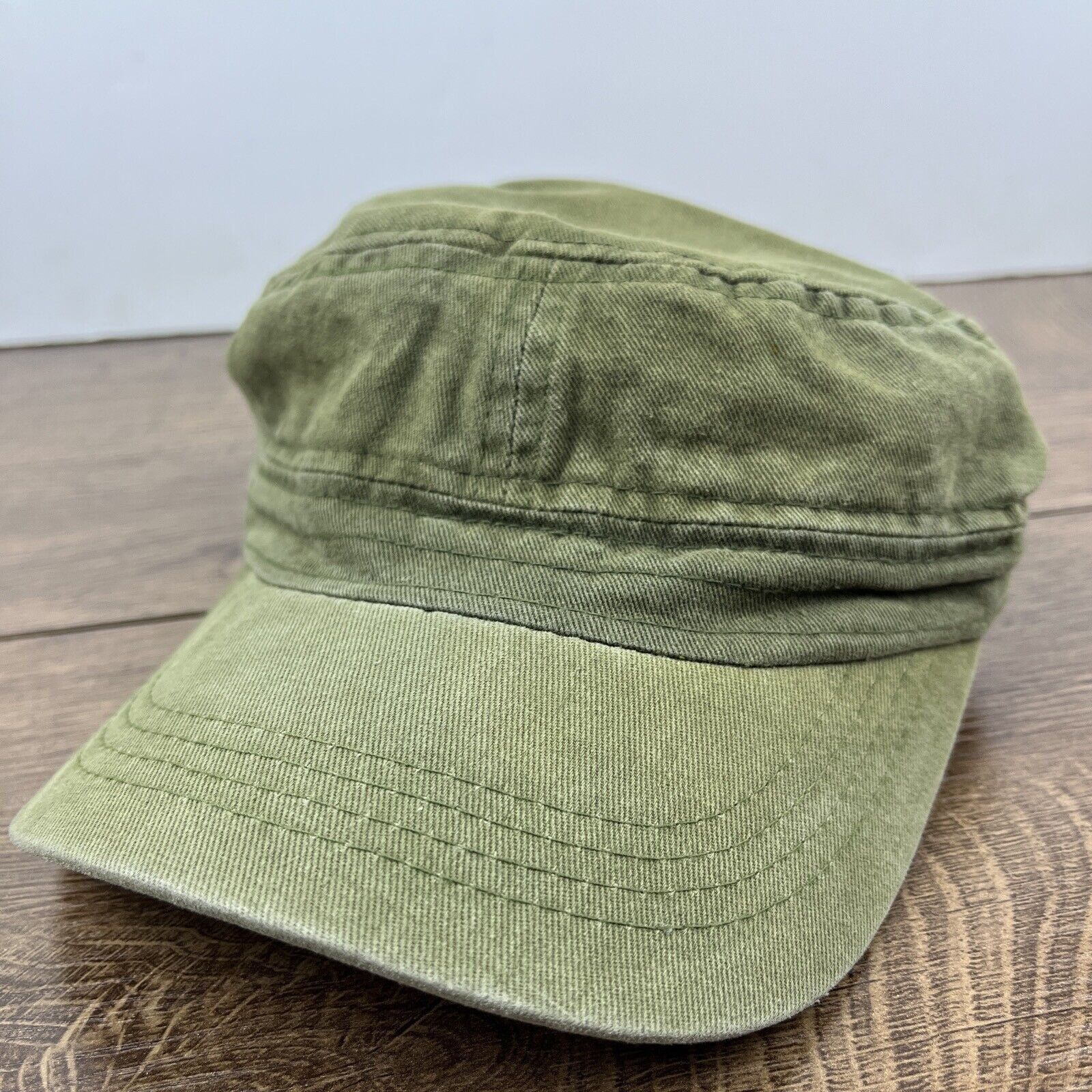 Other Plain Green Hat Adjustable Adult Size Hat Green Cap Size ONE SIZE - 4 Thumbnail