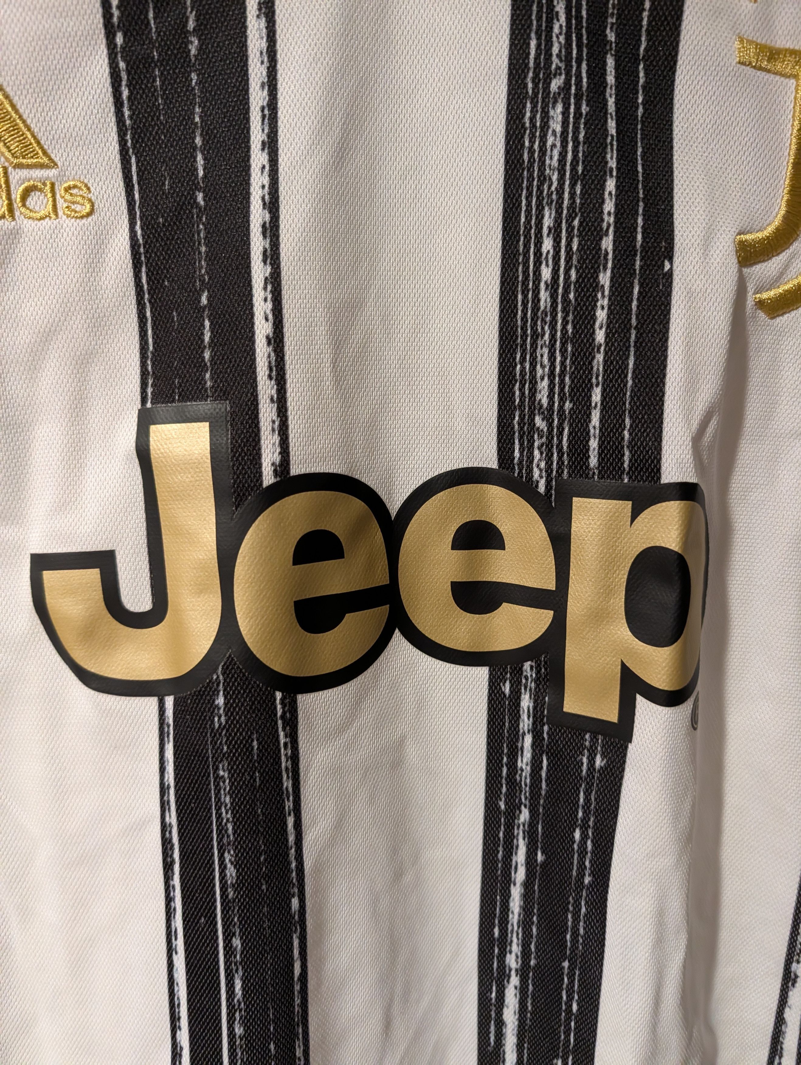 Adidas Adidas Juventus Juve Soccer Jersey Gold Striped Jeep Men’s S Size US S / EU 44-46 / 1 - 2 Thumbnail