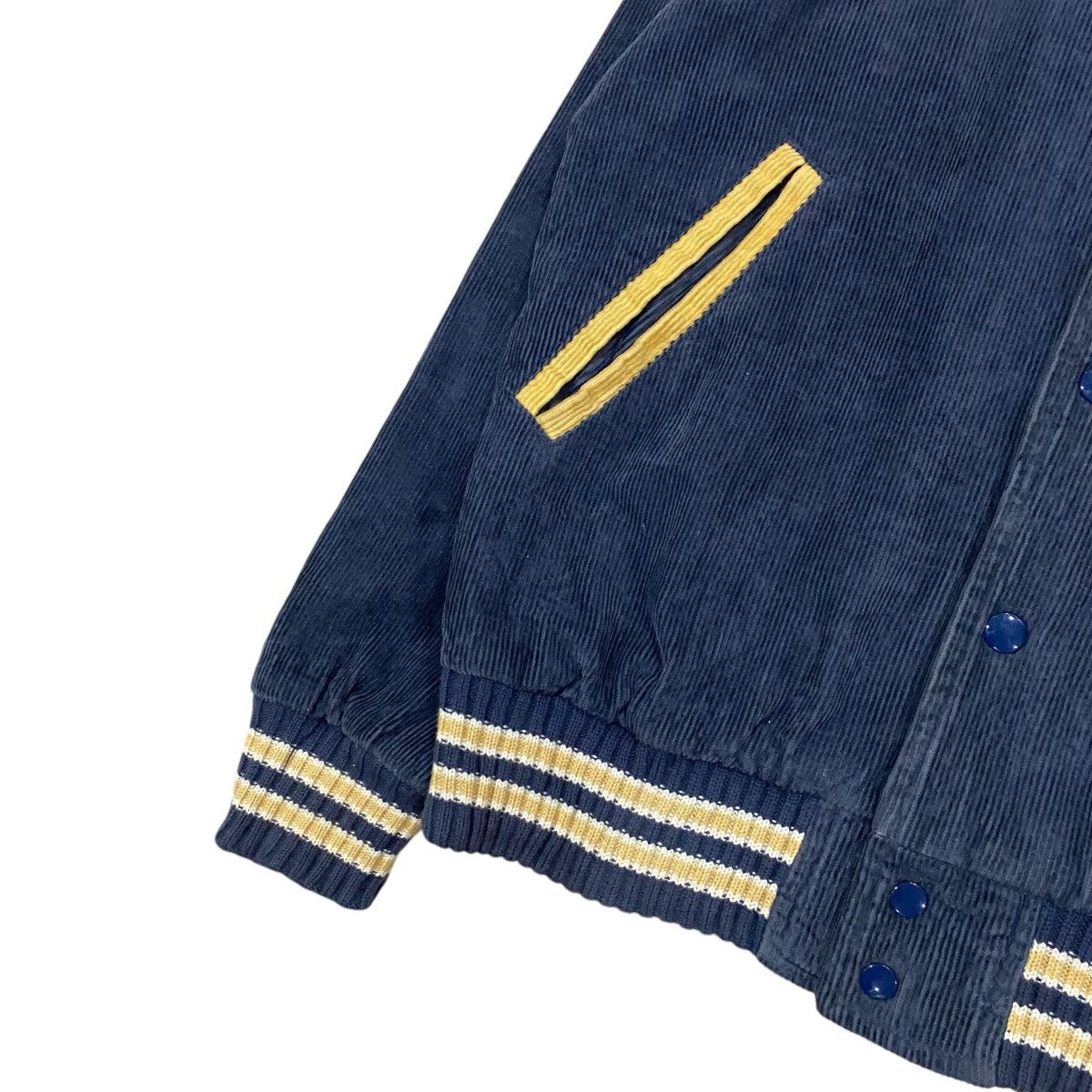 Vintage 🌟VTG 291295 LOS ANGELS CALIFORNIA CORDUROY VARSITY JACKET Size US S / EU 44-46 / 1 - 6 Thumbnail