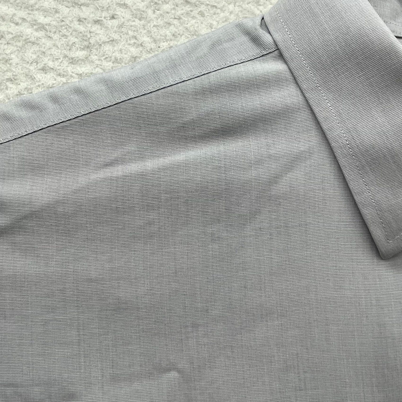 UNTUCKit UNTUCKit Shirt Mens XL Gray Cotton Contrast Stitch Preppy Button-Up, Classic, 1/2 Size US XL / EU 56 / 4 - 4 Thumbnail