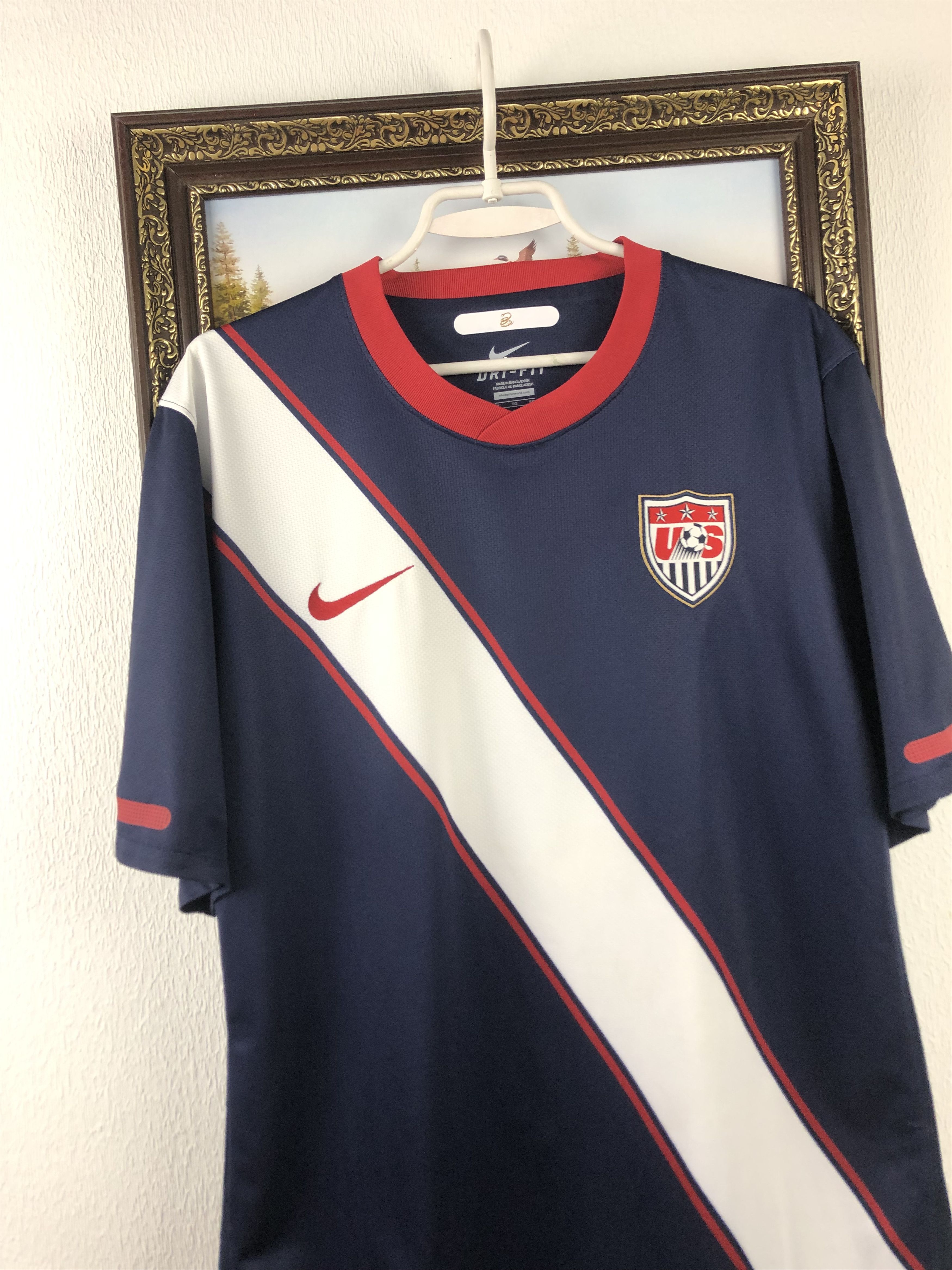 USA Away football shirt 2010 Soccer Nike Jersey Rare Trikot