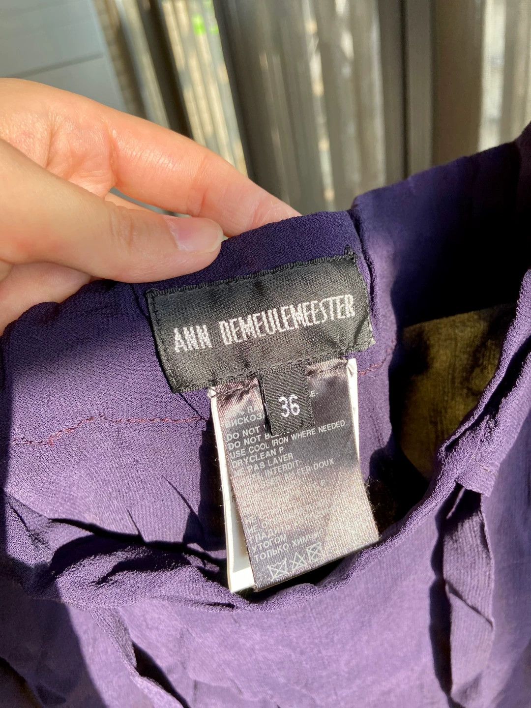 Ann Demeulemeester Ann Demeulemeester 36 Oversized Waist Short Skirt Size 25" / US 0 / IT 36 - 6 Thumbnail