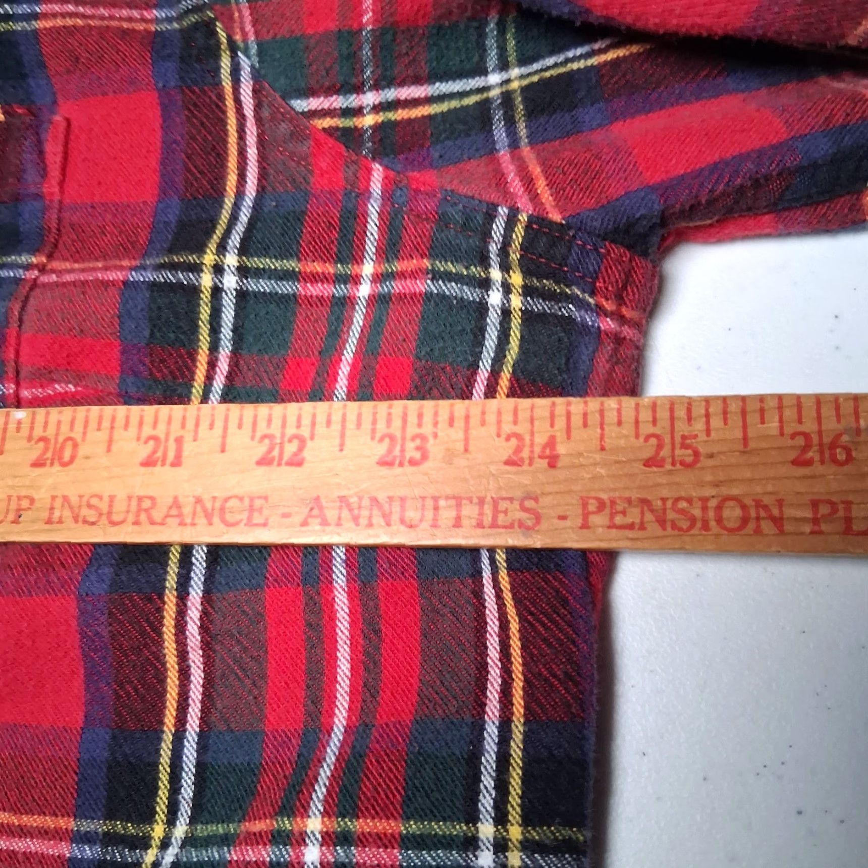 Vintage LL Bean Flannel Shirt Women Plus Size 1X Red Scotch Plaid Royal Stewart Tartan Size XL / US 12-14 / IT 48-50 - 6 Thumbnail