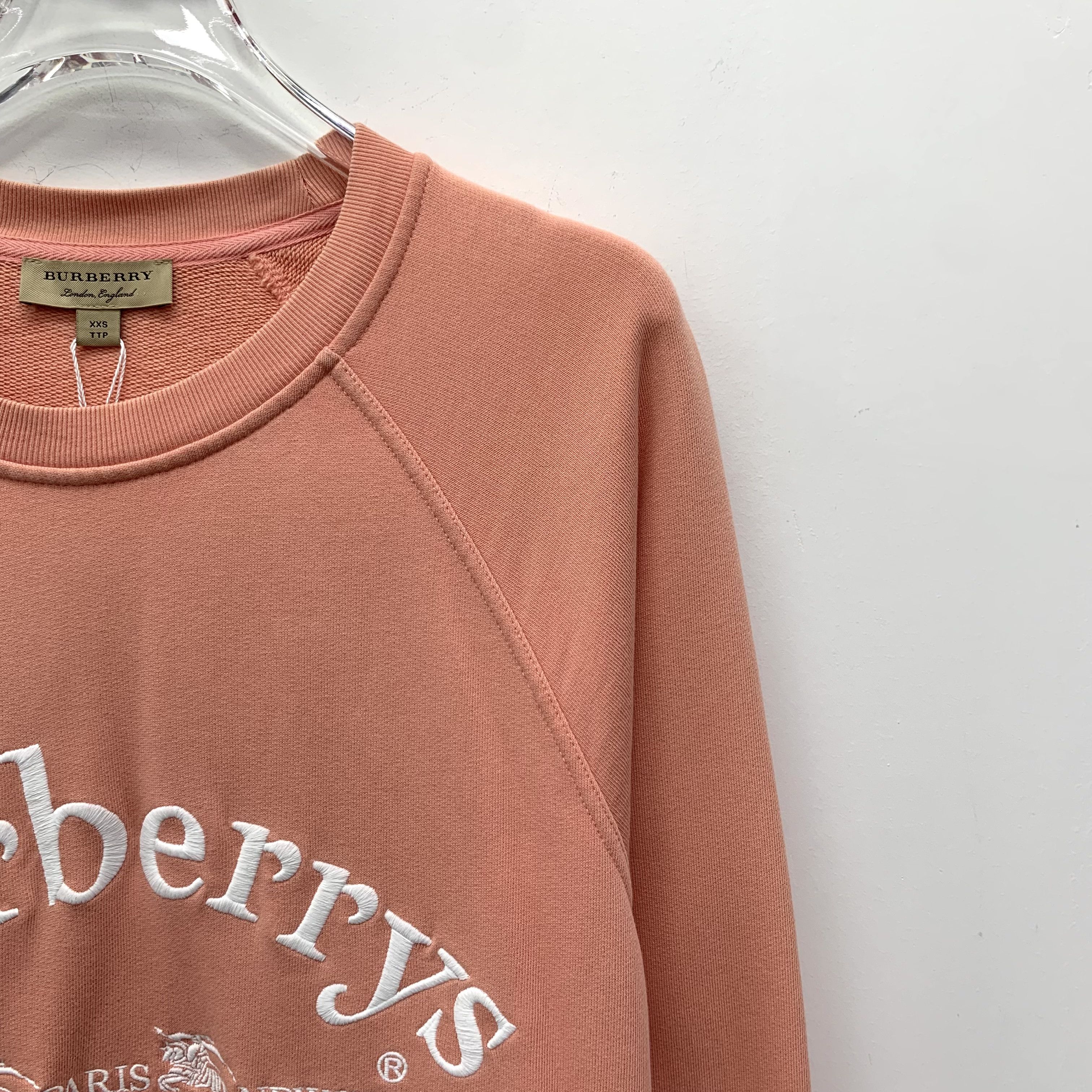 Burberry Burberry Sweatshirt Cotton Orange (Size XXS) Size XXS / US 00 / IT 34 - 5 Thumbnail
