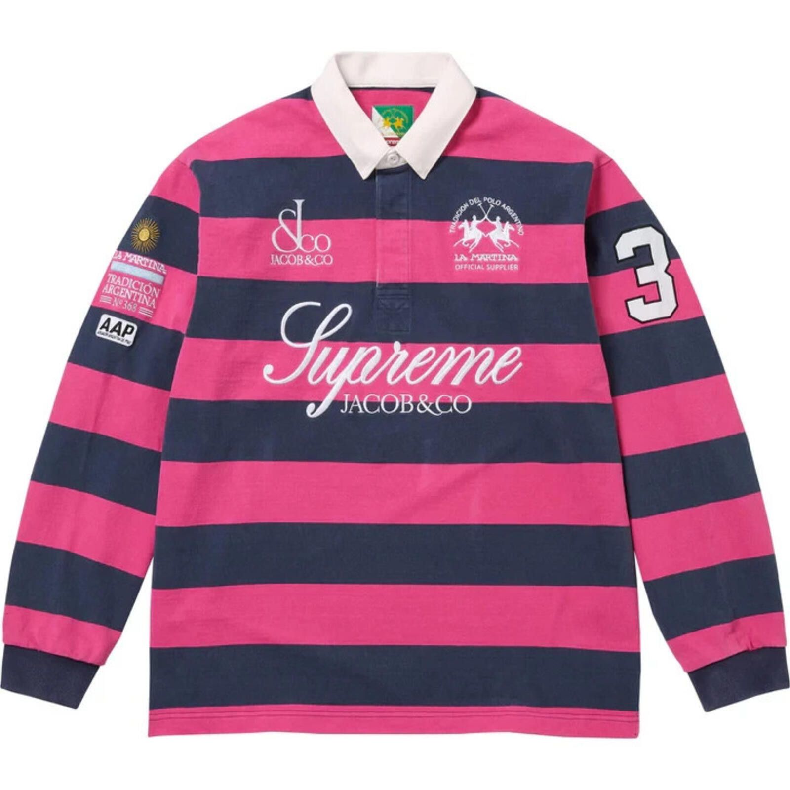 Nike × Supreme Supreme Nike Stripe Rugby | Grailed