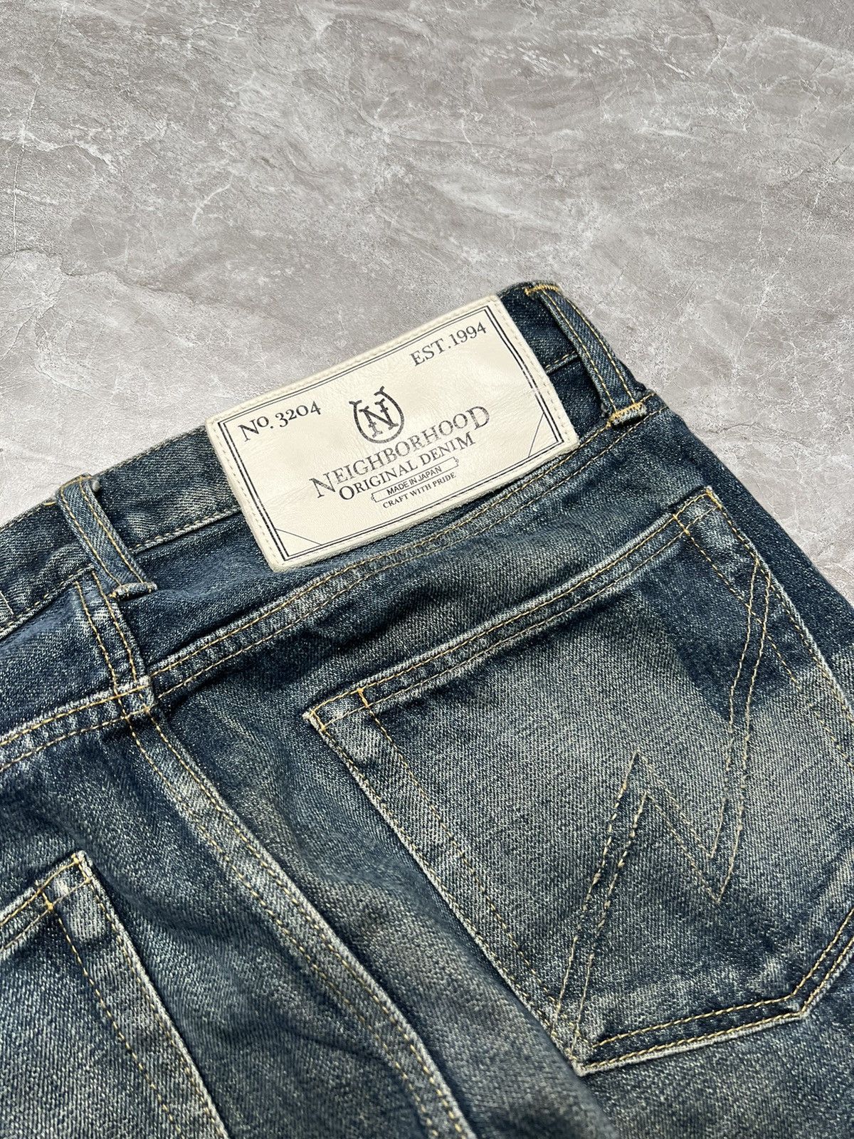 Neighborhood Neighborhood 14oz Washed Dp Narrow Jeans Size US 29 - 10 Thumbnail