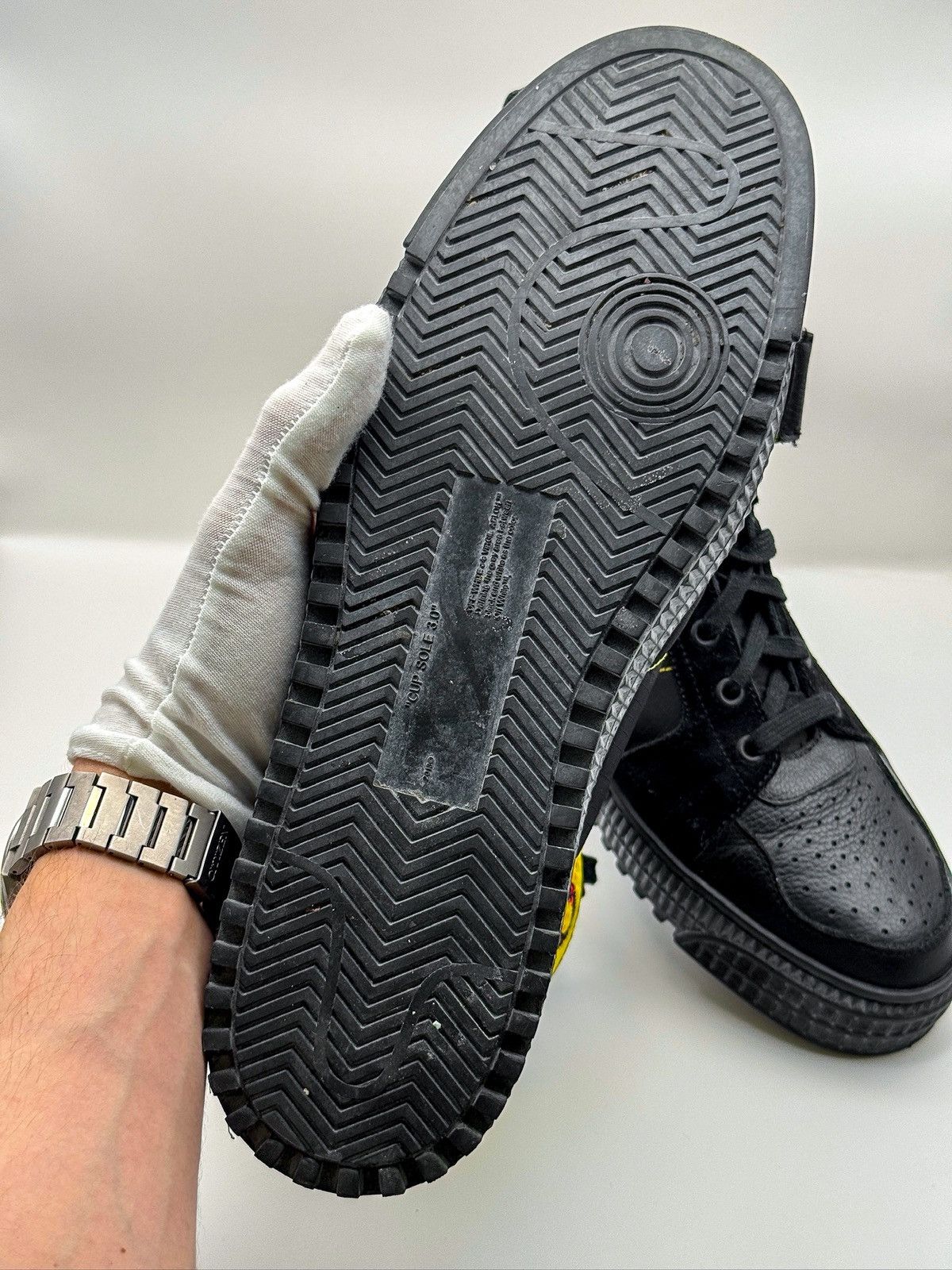 Off-White Off-White Industrial Belt High-Top Sneakers Black 2013 Size US 10 / EU 43 - 13 Thumbnail