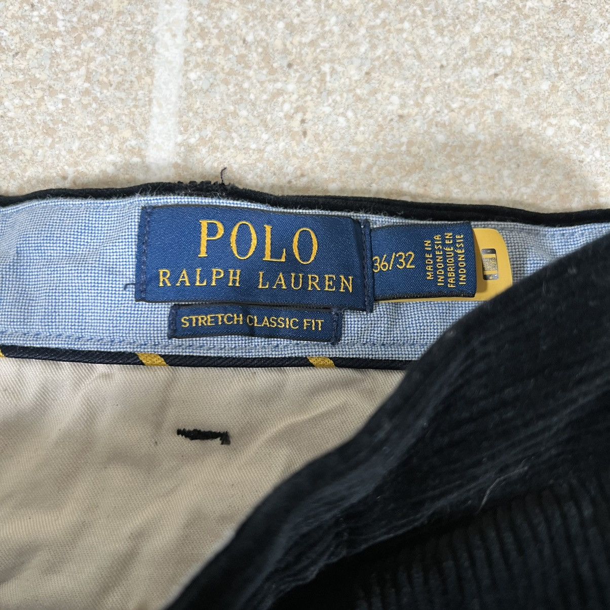 Polo Ralph Lauren Vintage Polo Ralph Lauren Corduroy Pants Men’s 34x32 Black Size US 34 / EU 50 - 3 Thumbnail