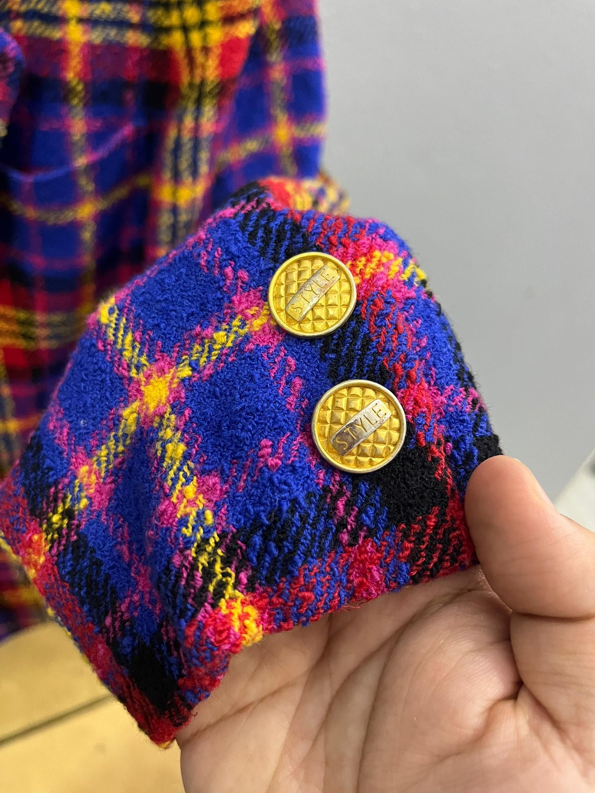 Japanese Brand Koji Watanabe Wool Tartan Blazer CDG Yohji Vibe Size US XS / EU 42 / 0 - 4 Thumbnail