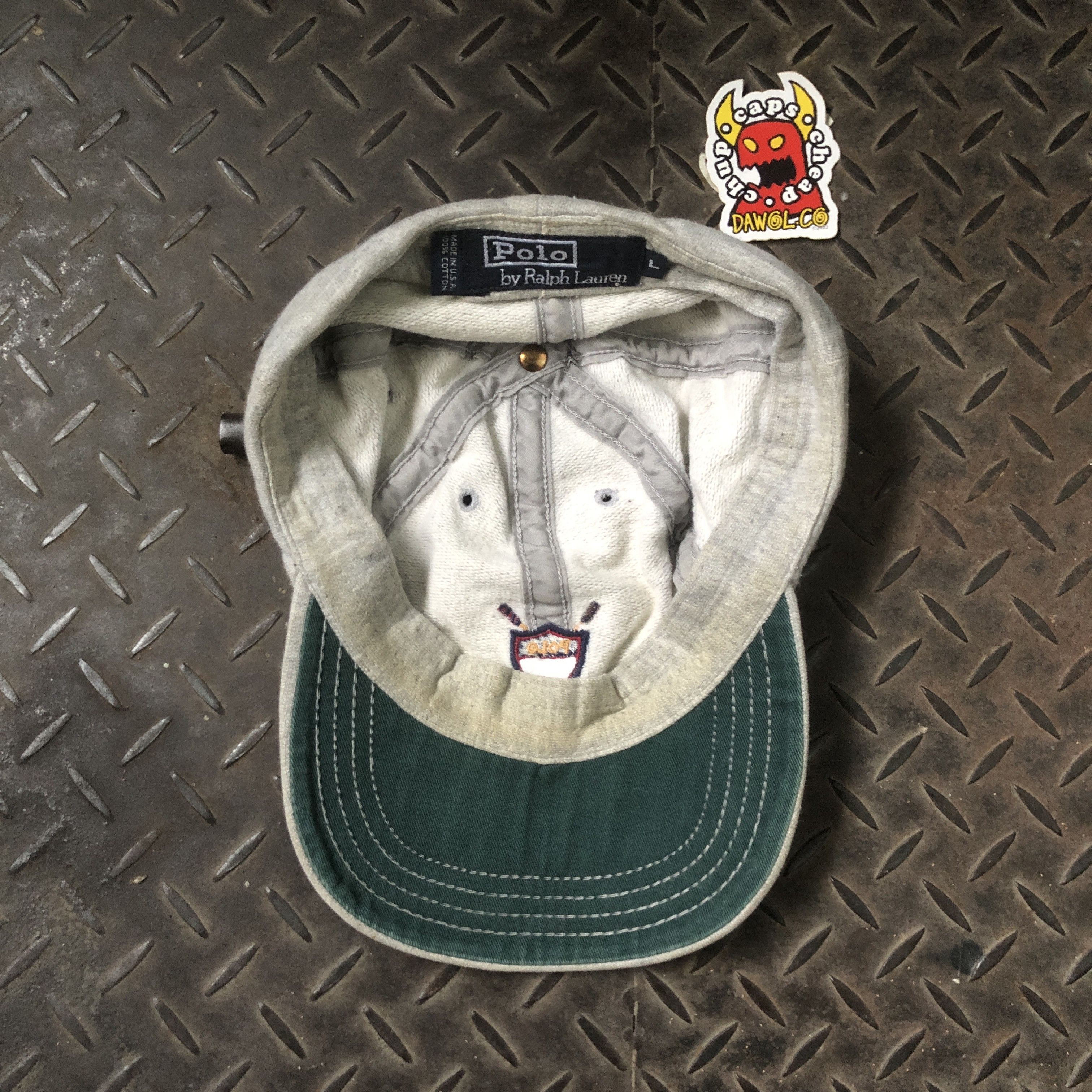 Polo Ralph Lauren Vintage 90s Polo Sport Ralph Lauren Golf USA Fitted Hat Size ONE SIZE - 6 Thumbnail