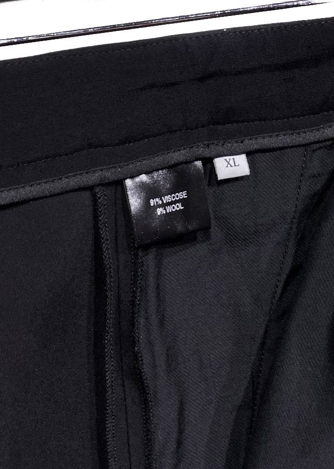 JW Anderson J.W. Anderson Black Pleated Cropped Trousers Size US 38 / EU 54 - 7 Thumbnail