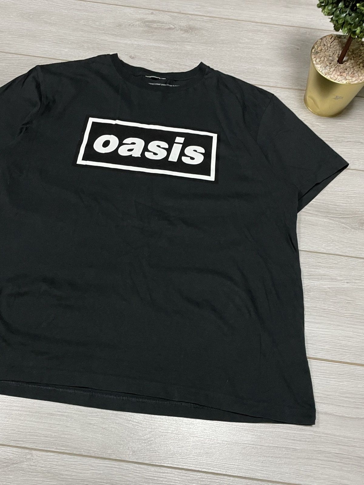 Band Tees Oasis Band box logo spell out Tee T-Shirt Size US XL / EU 56 / 4 - 2 Thumbnail