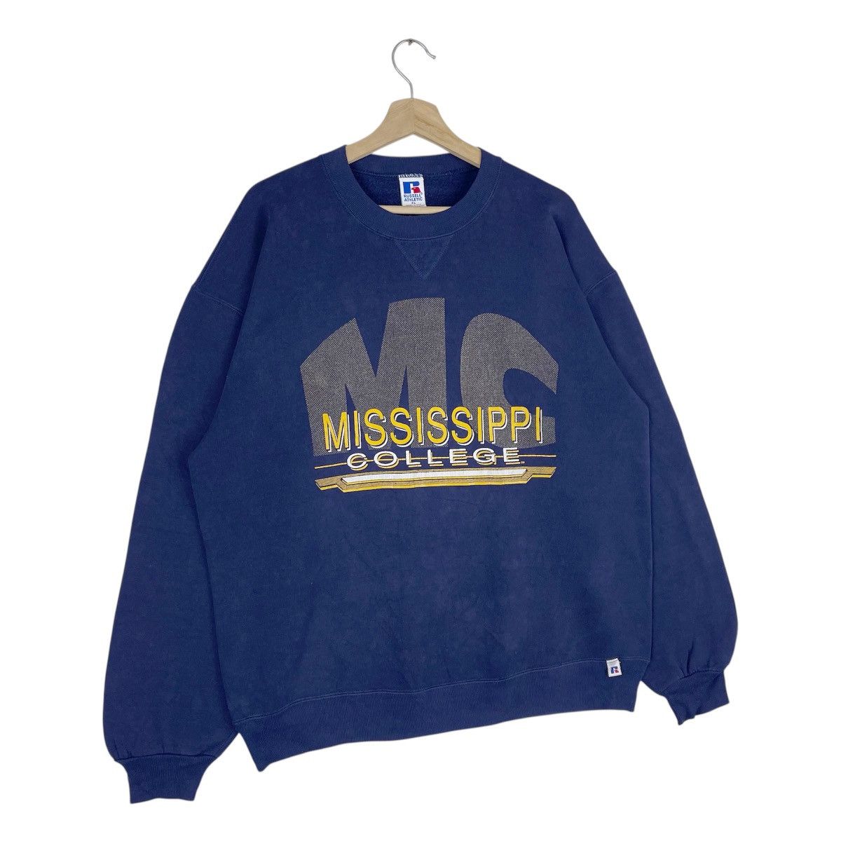 Vintage 90’s Mississippi College Sweatshirt Size US L / EU 52-54 / 3 - 3 Thumbnail