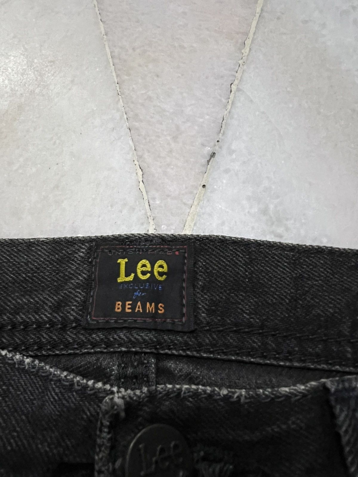 If Six Was Nine × Lee 🌈80s Lee Riders Beams Distress Ripped Zipper Jean Size US 30 / EU 46 - 13 Thumbnail