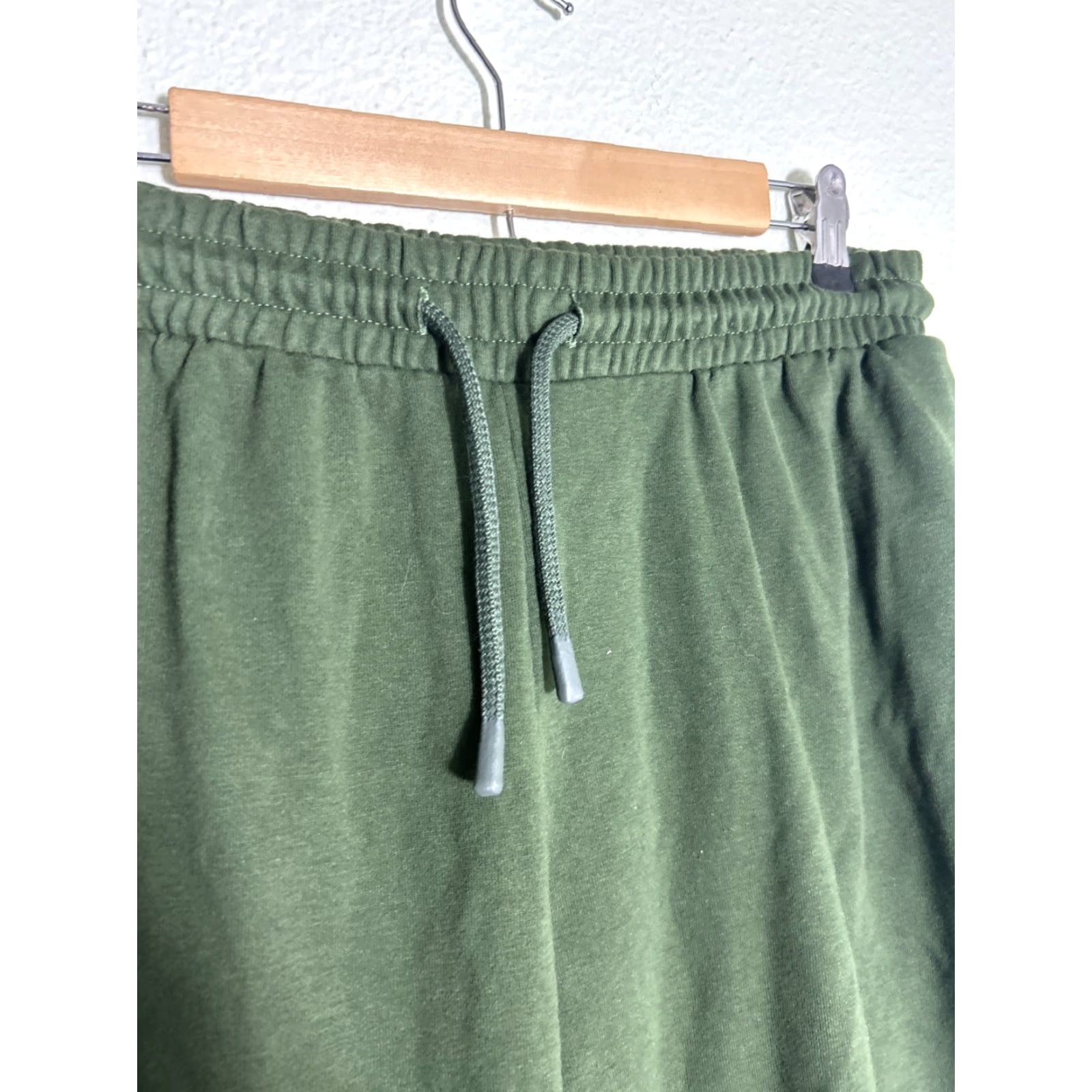 Gymshark GymShark Joggers Mens Large Green Sweatpants Track Workout Stretch Drawstring Pants Athletic Size US 33 - 5 Thumbnail