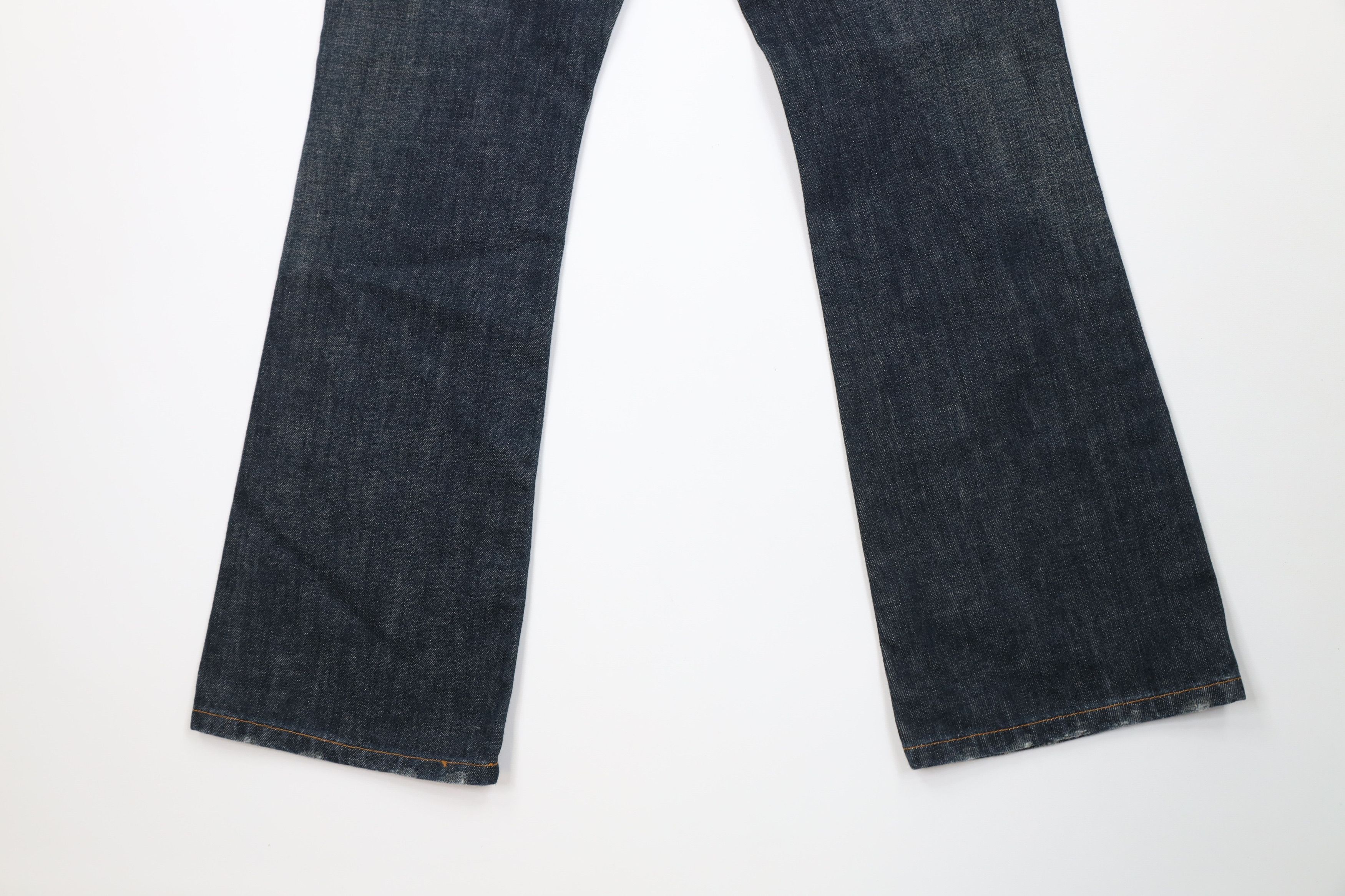 Ralph Lauren Vintage 90s Ralph Lauren Wide Leg Denim Jeans Blue Cotton Size 26" / US 2 / IT 38 - 15 Thumbnail