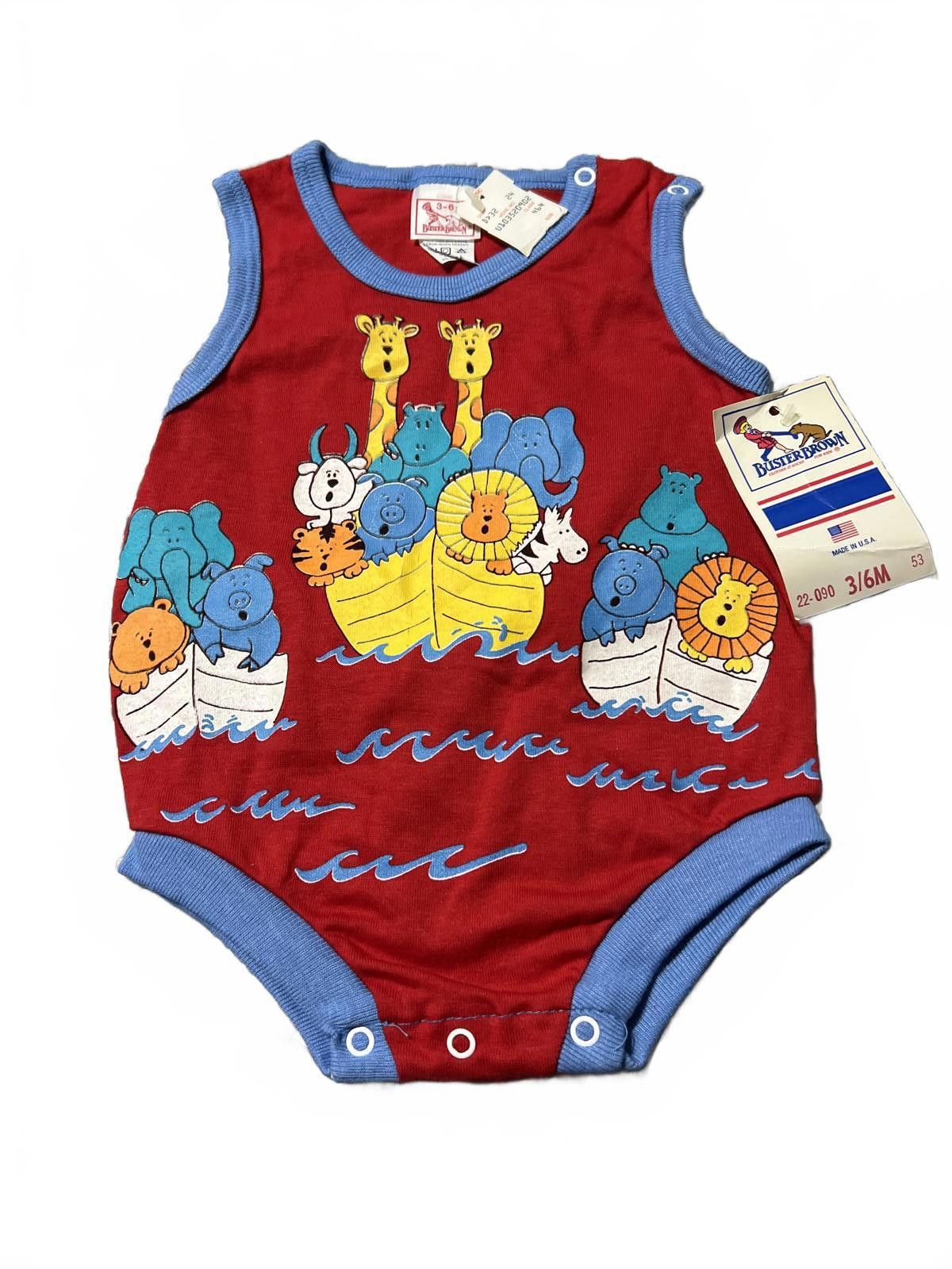 Other Vintage Buster Brown Baby Romper 3-6 Months Made in USA Size US XXS / EU 40 - 1 Thumbnail