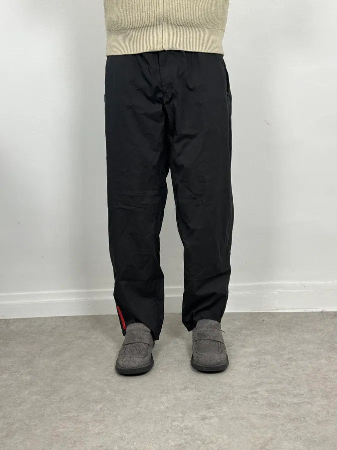 Prada 2000s Prada Black Loose Technical Pants Size US 33 - 2 Thumbnail