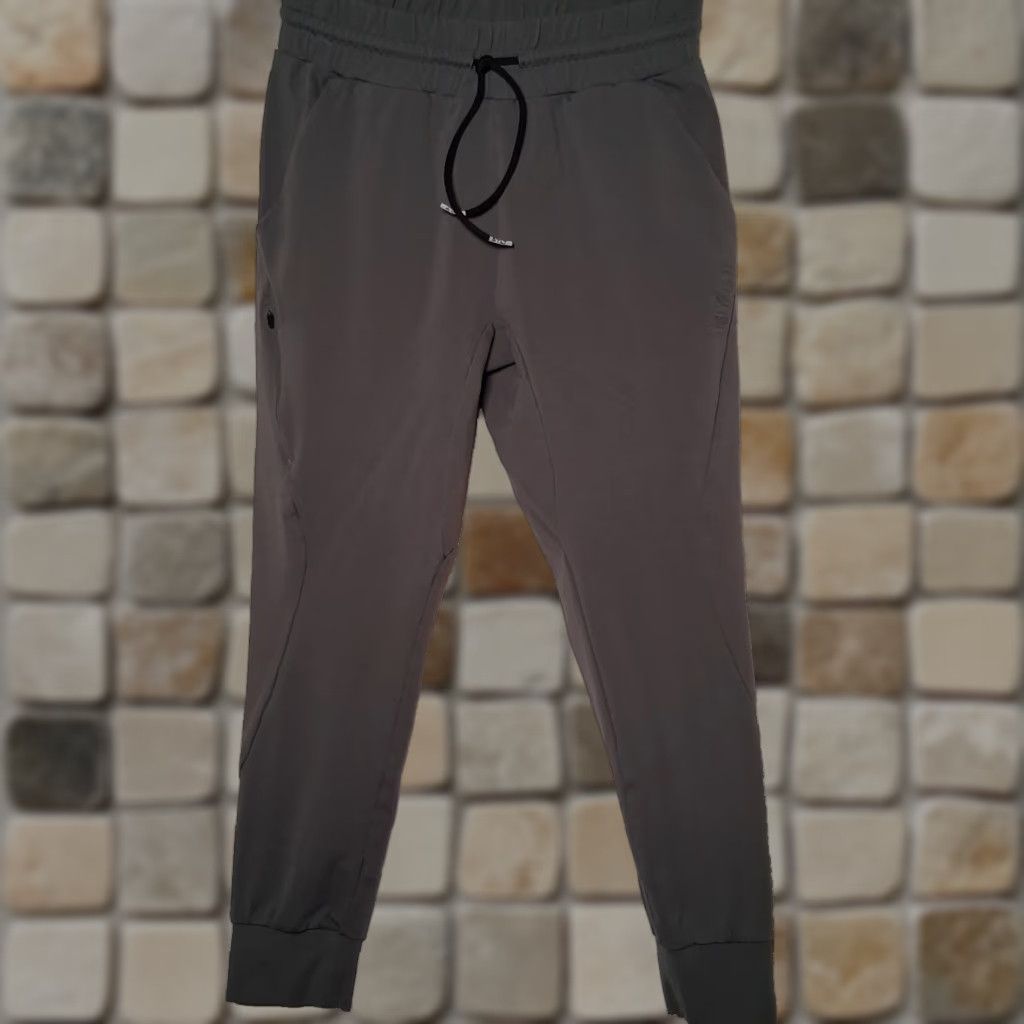 Vintage Bylt Active Jogger Pants Women Medium Athletic Activewear Fawn Gray Stretch Pockets Athletic Gym Work Out Jogger Mens Womens? Size 32" / US 10 / IT 46 - 1 Thumbnail
