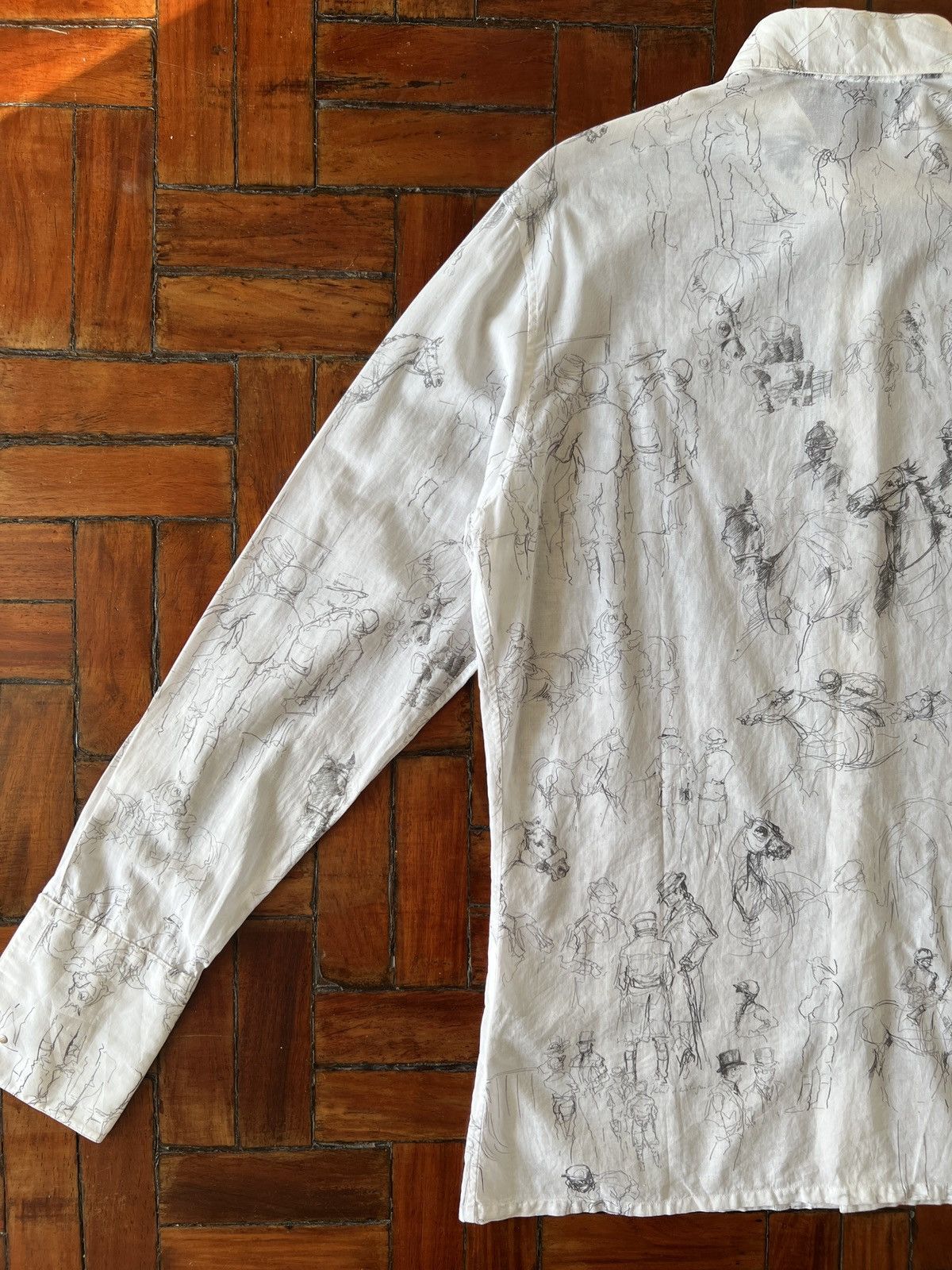 Hermes Hermes cotton voile shirt Size US S / EU 44-46 / 1 - 6 Thumbnail