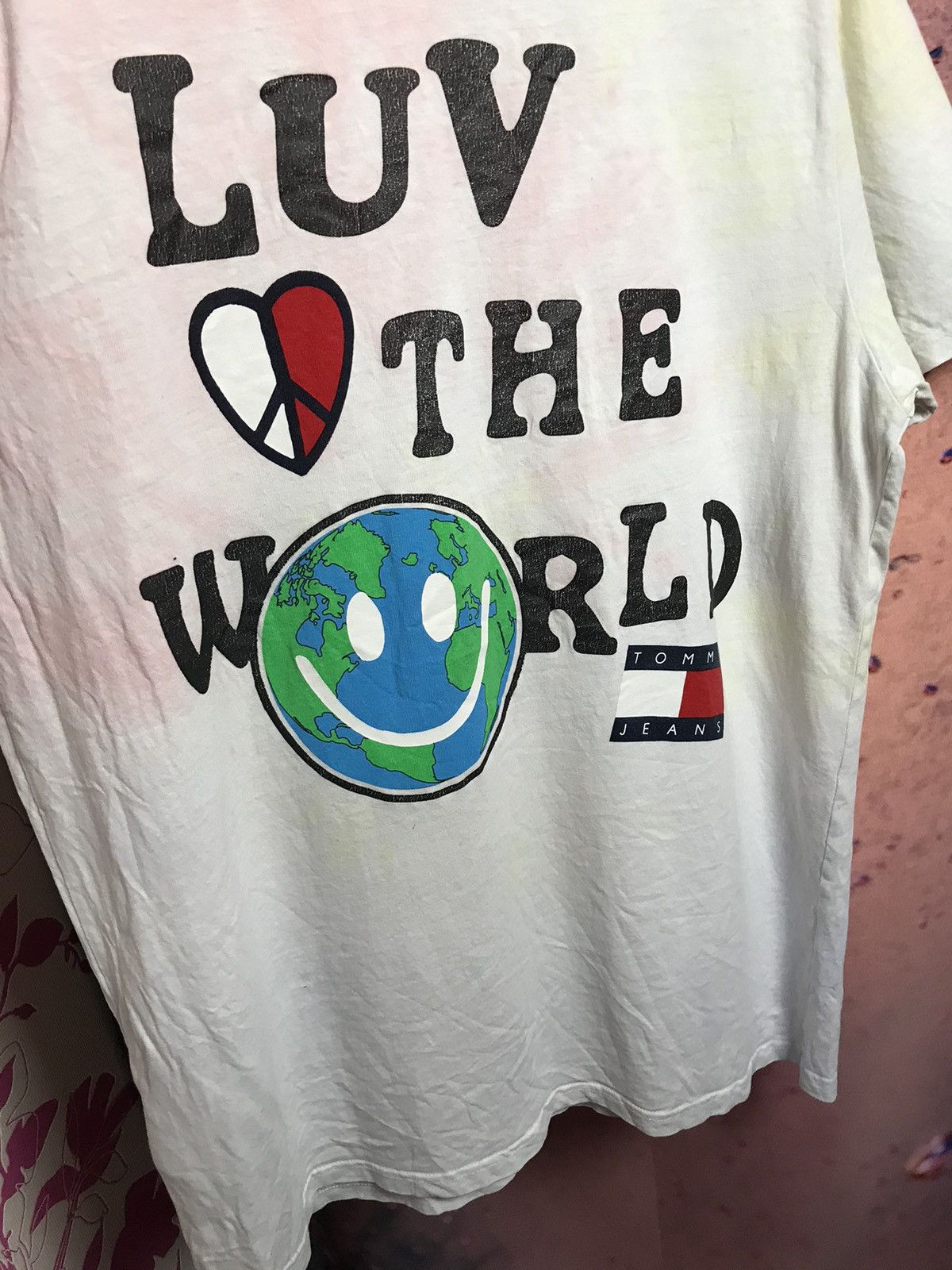 Tommy Hilfiger Tommy Hilfiger Hippie streetwear tee Size US L / EU 52-54 / 3 - 4 Thumbnail