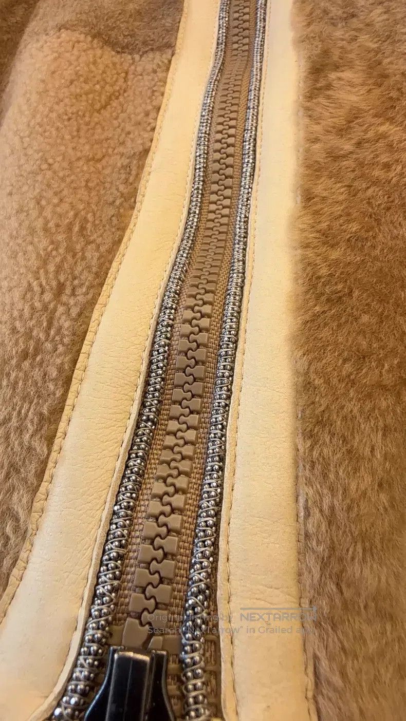 Brunello Cucinelli Brunello Cucinelli Beaded Double-Faced Ram Leather Fur Coa Size S / US 4 / IT 40 - 4 Thumbnail