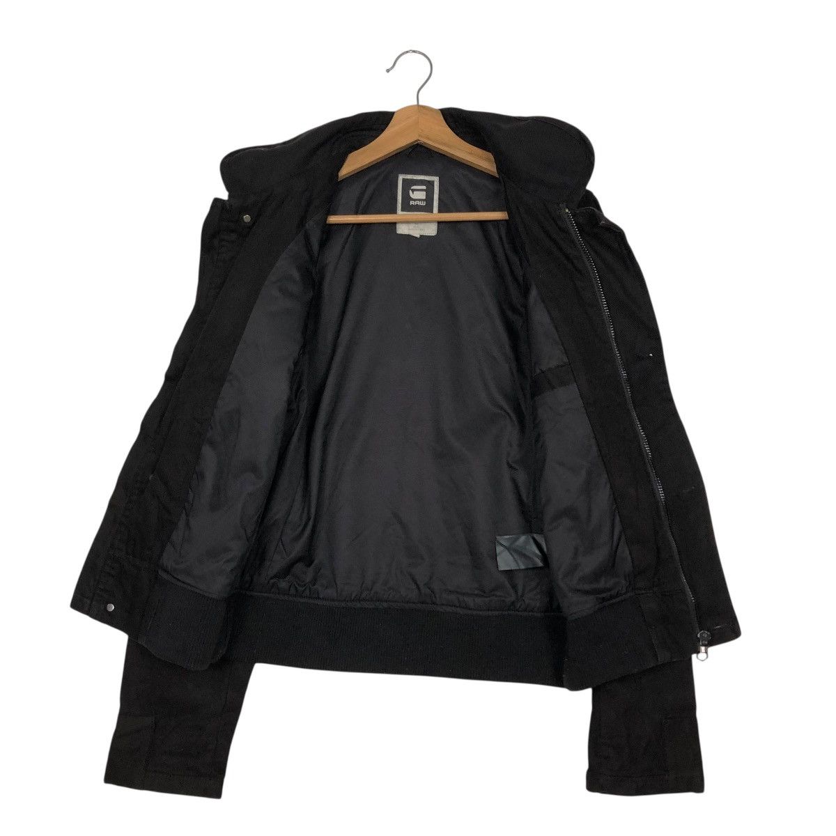 G-Star 🔥VINTAGE CROPPED BIKER JACKET G STAR RAW MULTI POCKETS Size US XS / EU 42 / 0 - 15 Thumbnail