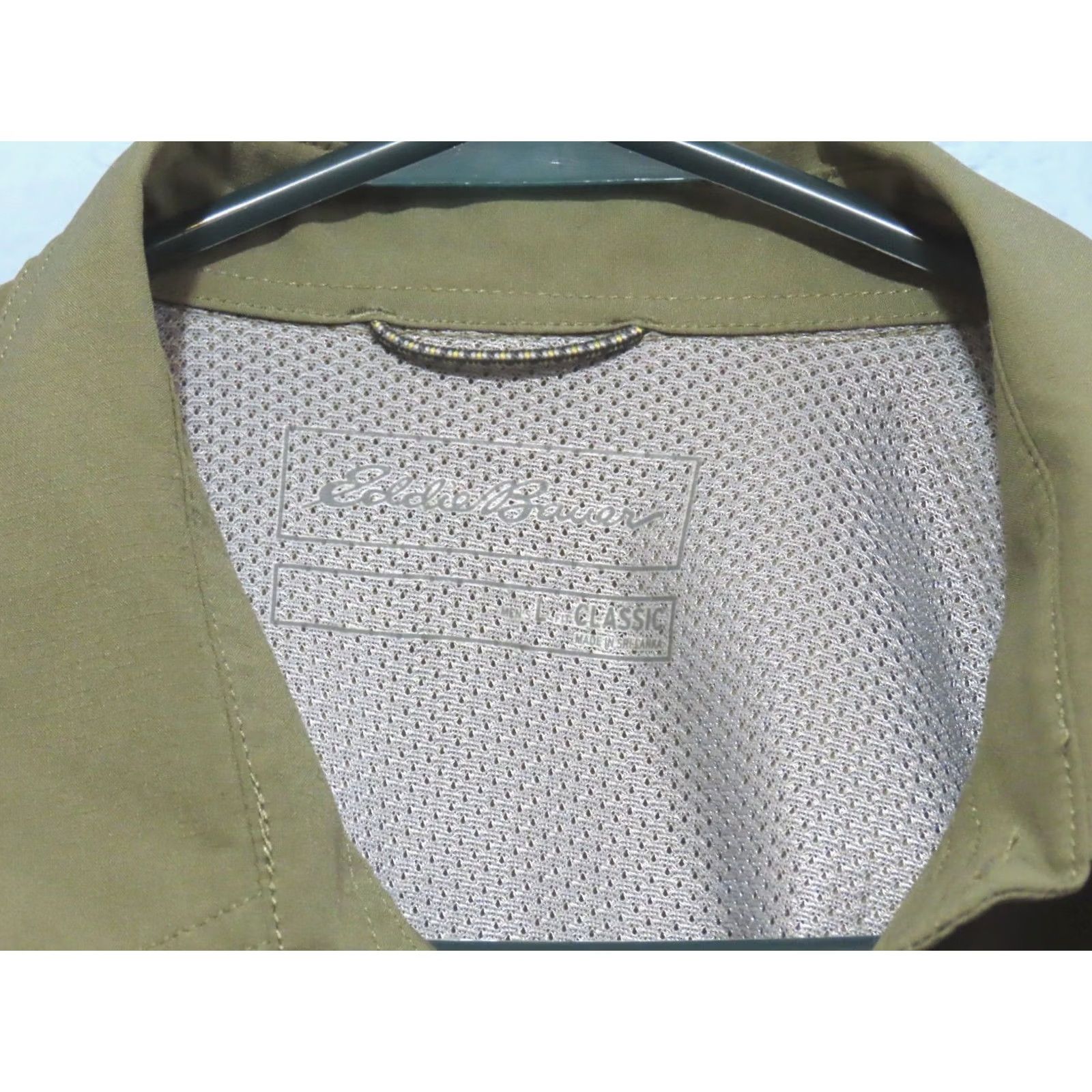 Eddie Bauer VINTAGE Eddie Bauer Long Sleeve Vented Outdoor Shirt Mens L Classic Olive NWOT Size US L / EU 52-54 / 3 - 4 Thumbnail