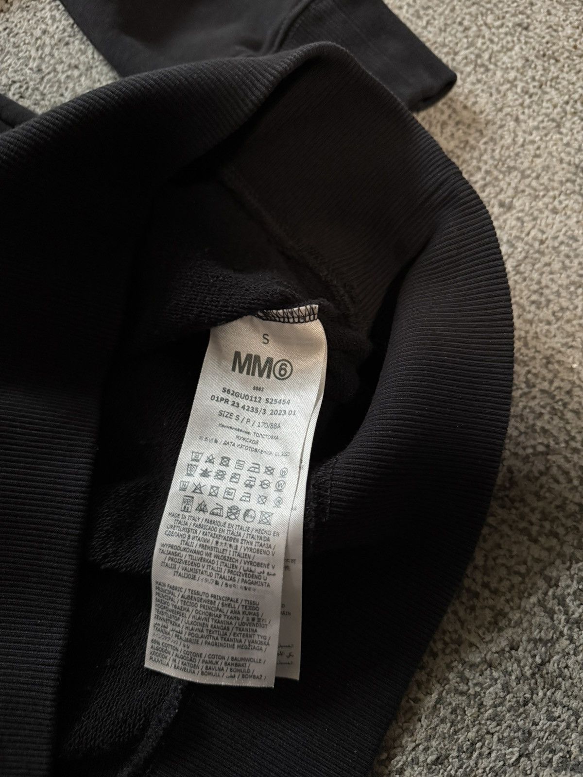 Maison Margiela MEN’S MM6 MAISON MARGIELA CHEST LOGO HOODIE Size Small Size US S / EU 44-46 / 1 - 4 Thumbnail