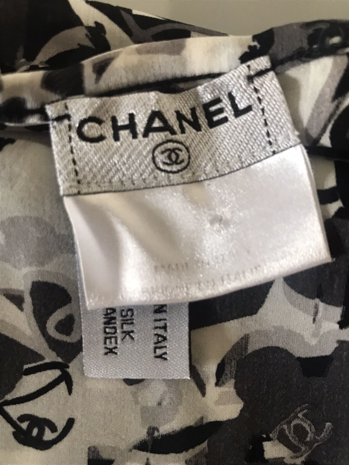 Chanel Chanel top vintage Silk. Size XS / US 0-2 / IT 36-38 - 5 Thumbnail