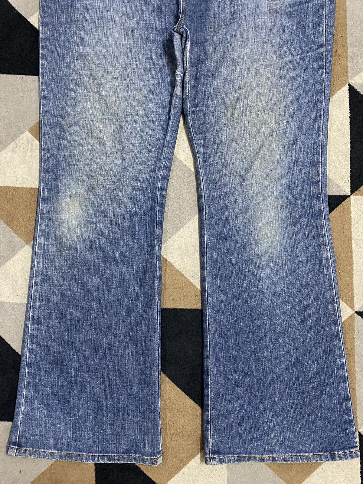 Japanese Brand Vintage Japanese Brands Blue Wash Flare Jeans Size US 37 - 5 Thumbnail