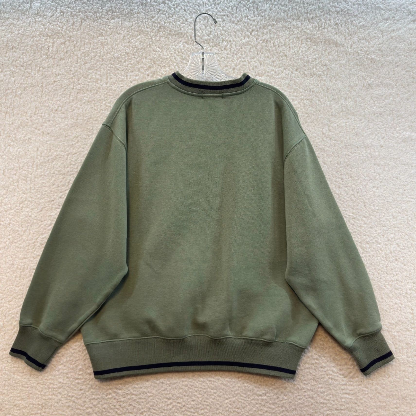 Olive VINTAGE Harding Bros Sweatshirt Sweater Crewneck Olive Green Yacht Club Mens M / 1990s / Casual Size US M / EU 48-50 / 2 - 2 Thumbnail