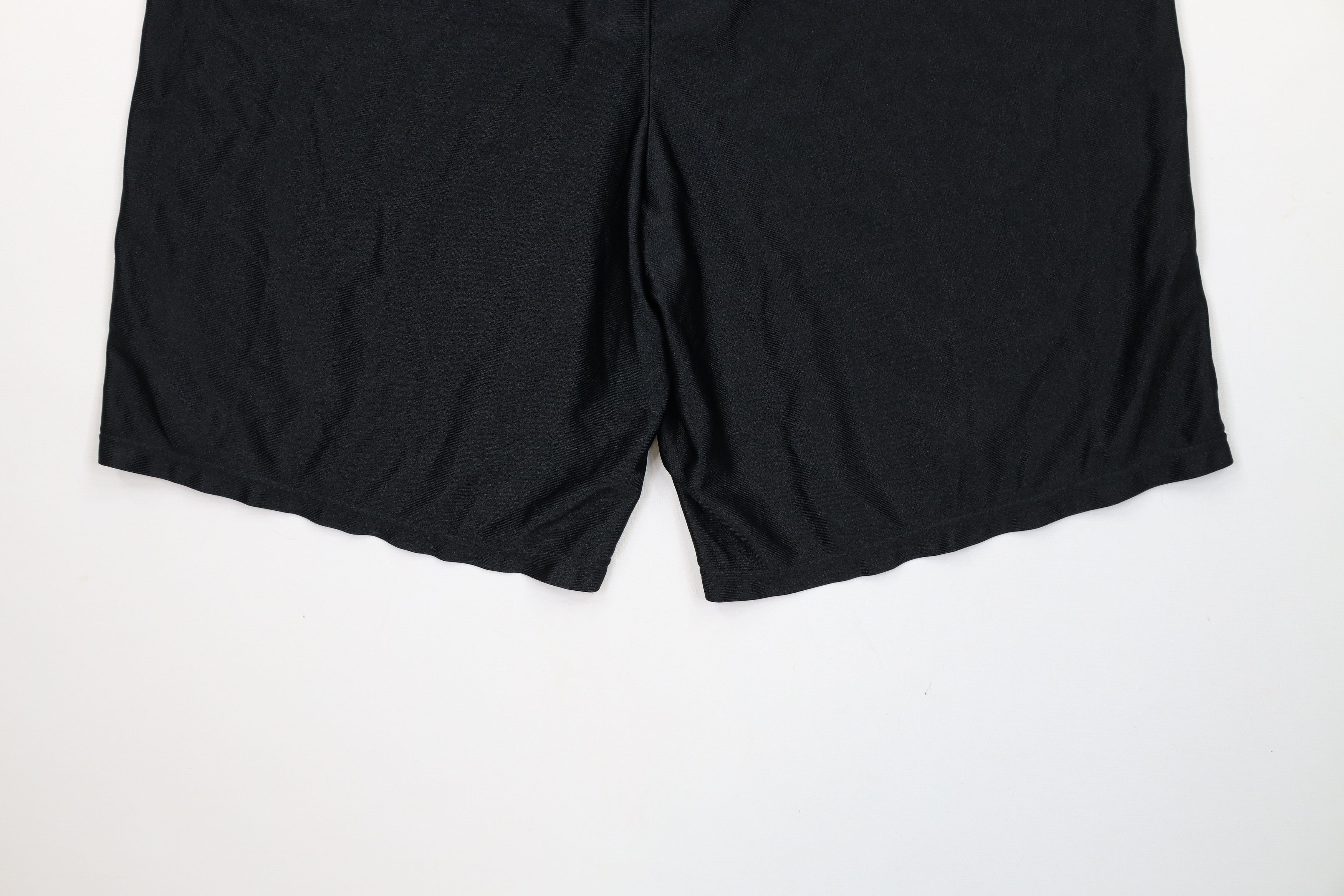 Nike × Vintage Vintage 90s Nike Mini Swoosh Basketball Shorts Black USA Size US 34 / EU 50 - 10 Thumbnail