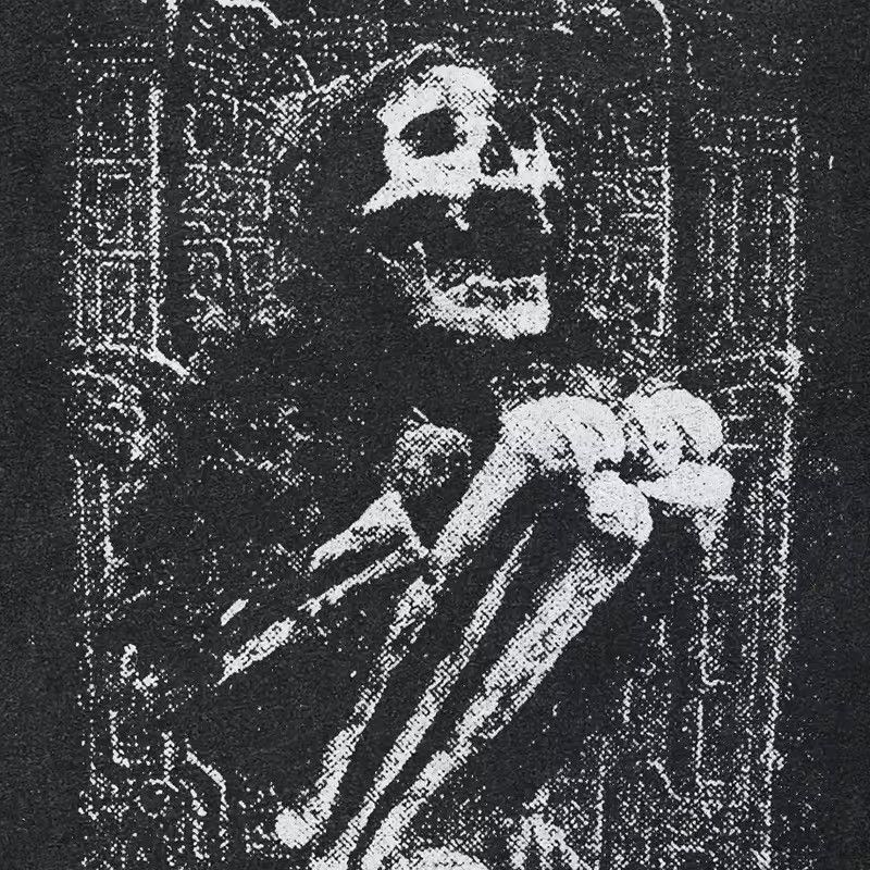 Vintage Gothic Punk Skull Oversized Retro T Shirt Size US S / EU 44-46 / 1 - 3 Thumbnail
