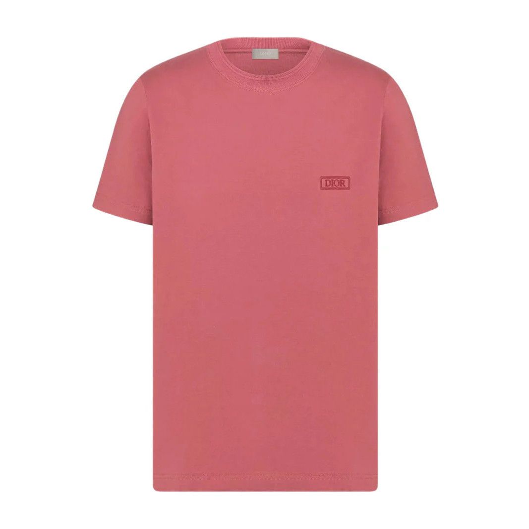 DIOR $960 Icons Pink Sea Island T-shirt New & Authentic (Men