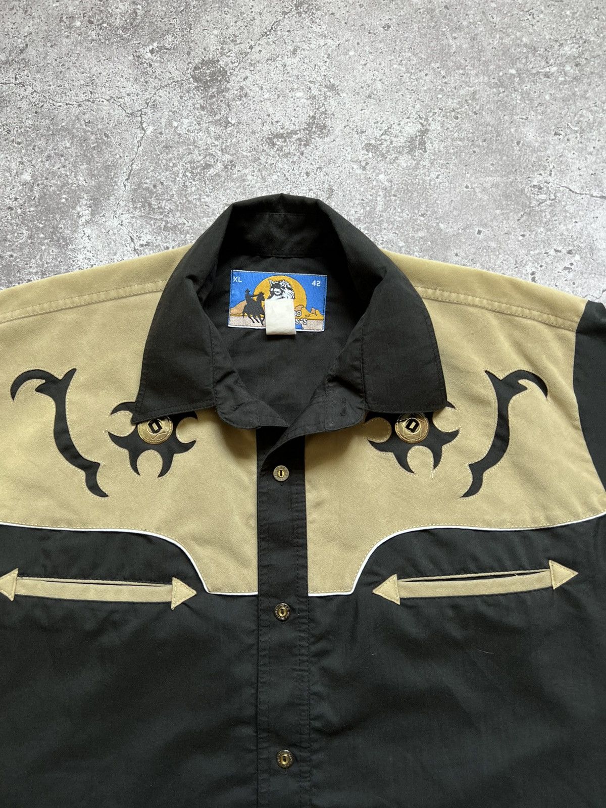Cowboy Equipment × Vintage Vintage Lobo Raiders Shirt Cowboy Long Sleeve Size US XL / EU 56 / 4 - 4 Thumbnail
