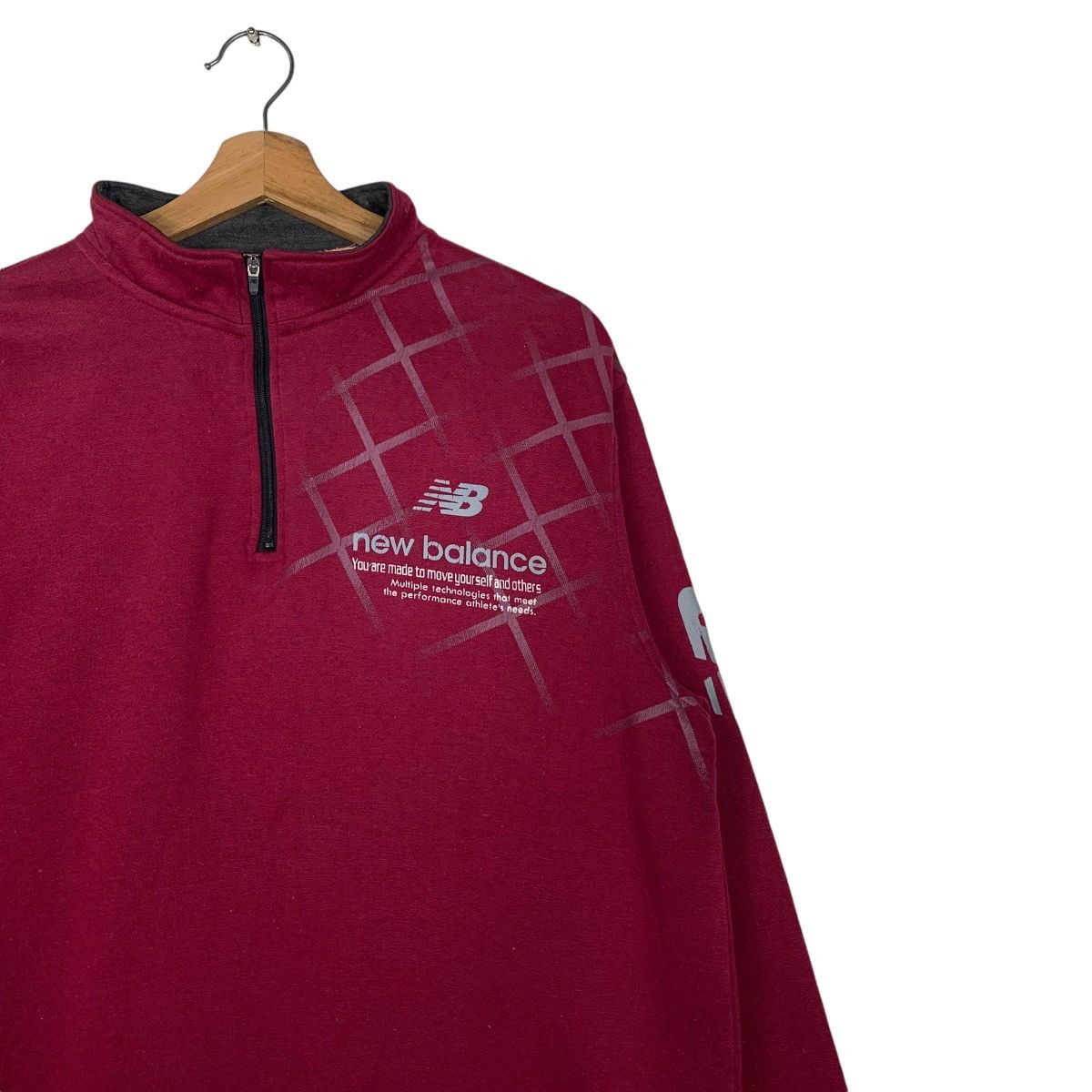 New Balance NEW BALANCE Half Zip Turtleneck Sweatshirt #1533-C69 Size US L / EU 52-54 / 3 - 5 Thumbnail