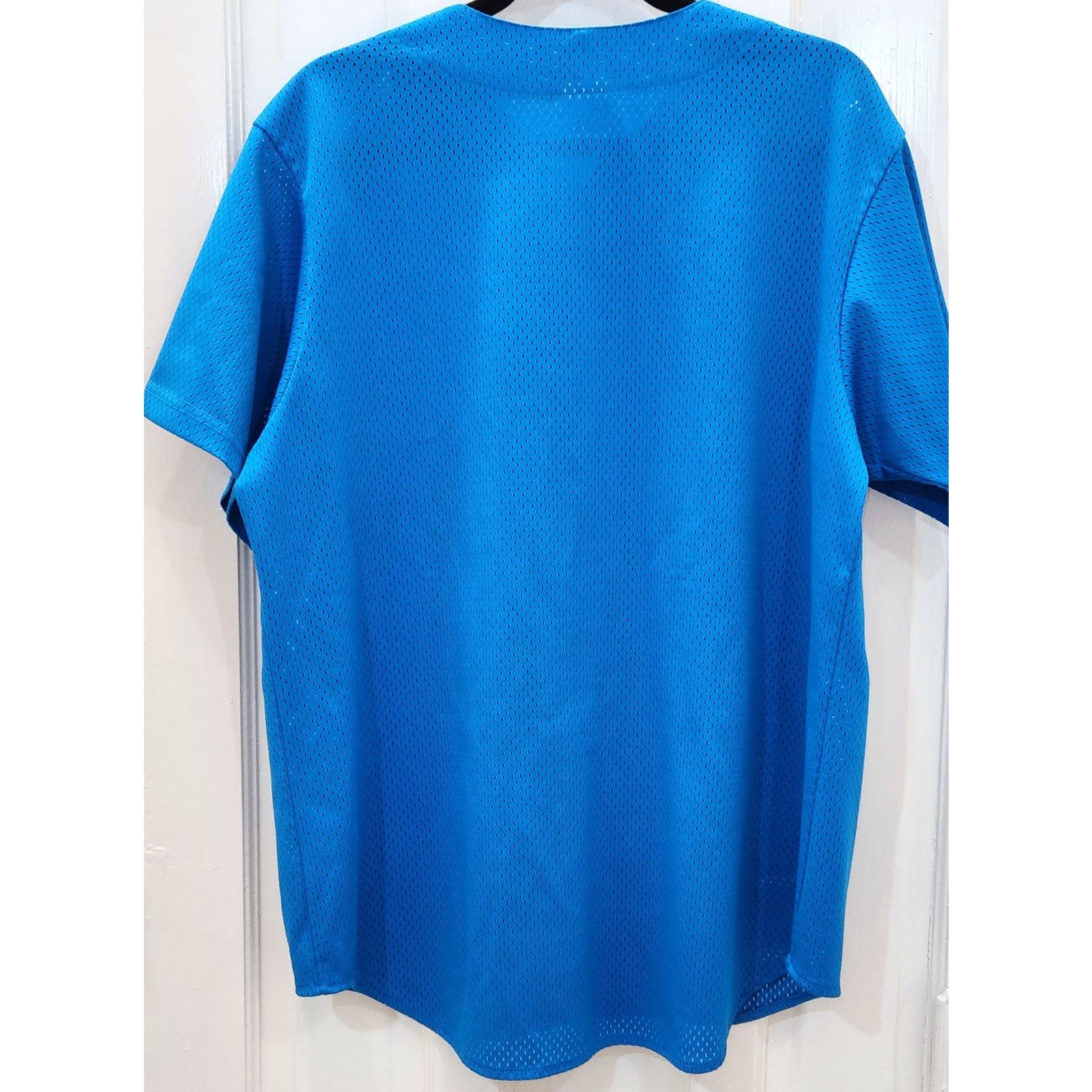 MLB × Majestic Tampa Bay Devil Rays 90s SKY blue BP jersey L mesh MLB vtg Size US L / EU 52-54 / 3 - 5 Thumbnail