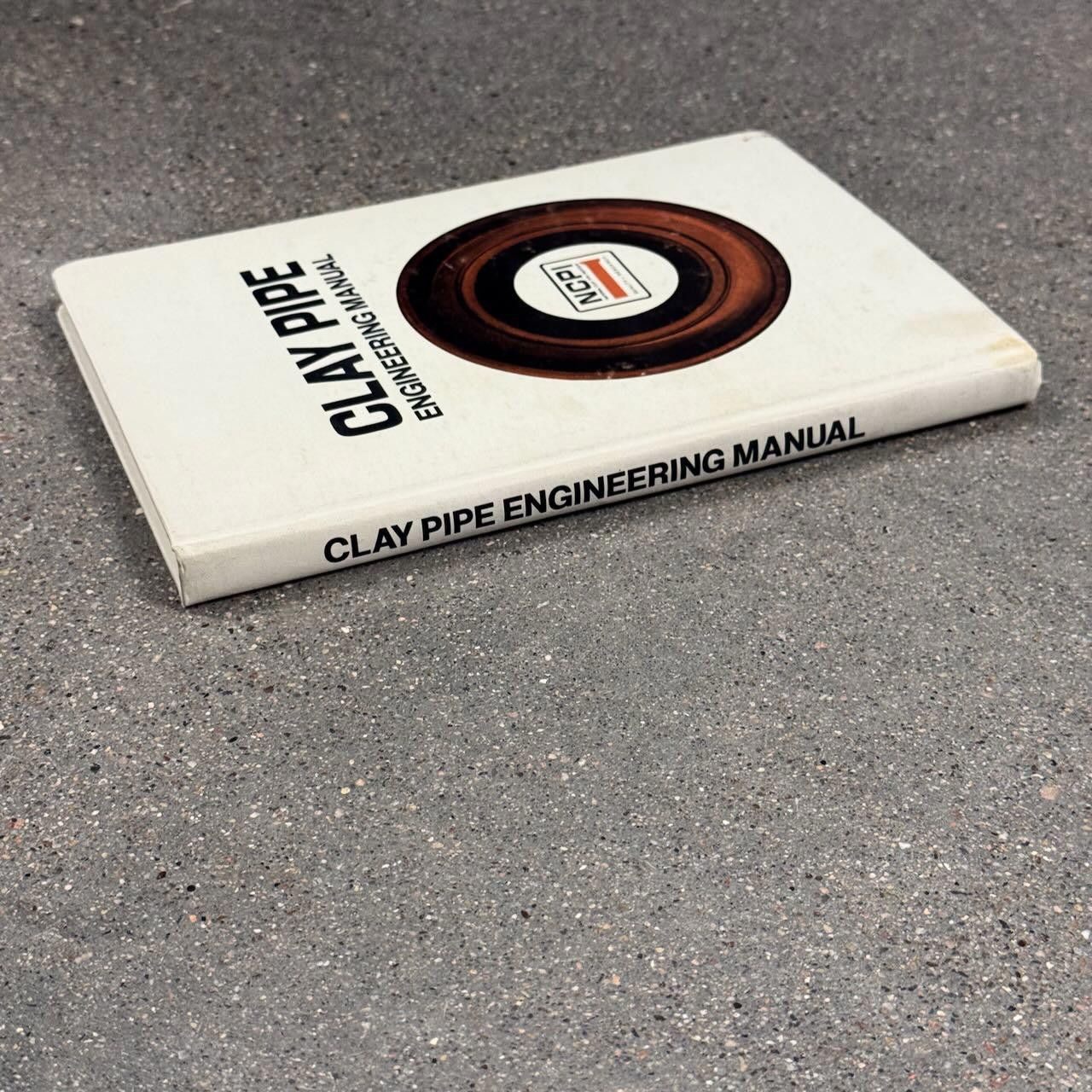 Designer VTG 1974 NCPI CLAY PIPE Engineering Manual 3rd Ed. w INSERTS Size ONE SIZE - 4 Thumbnail