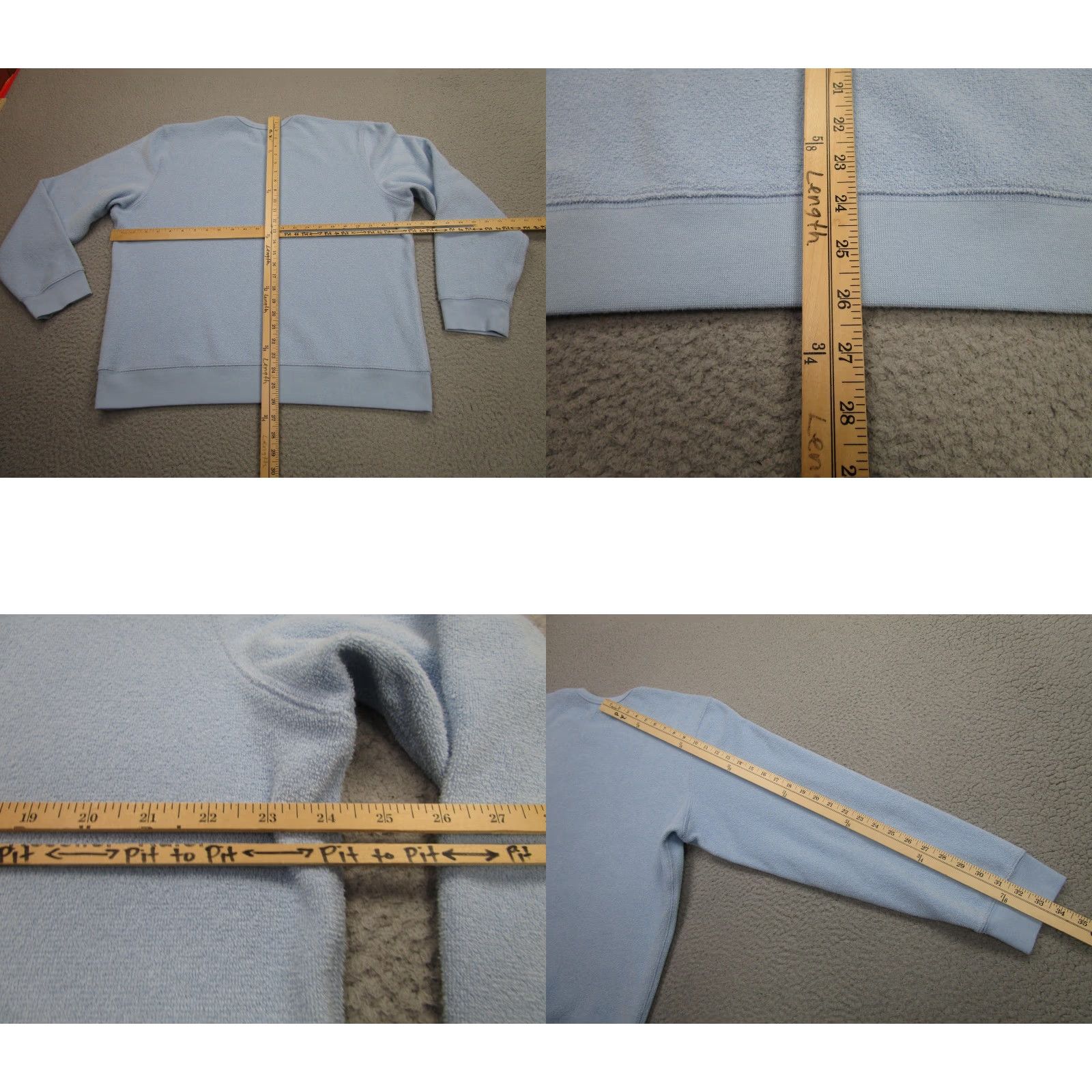 Outerknown VINTAGE? Wait no: Outerknown Sweatshirt Mens Large Blue Terry Fleece Crewneck Pullover Made USA Size US L / EU 52-54 / 3 - 8 Thumbnail